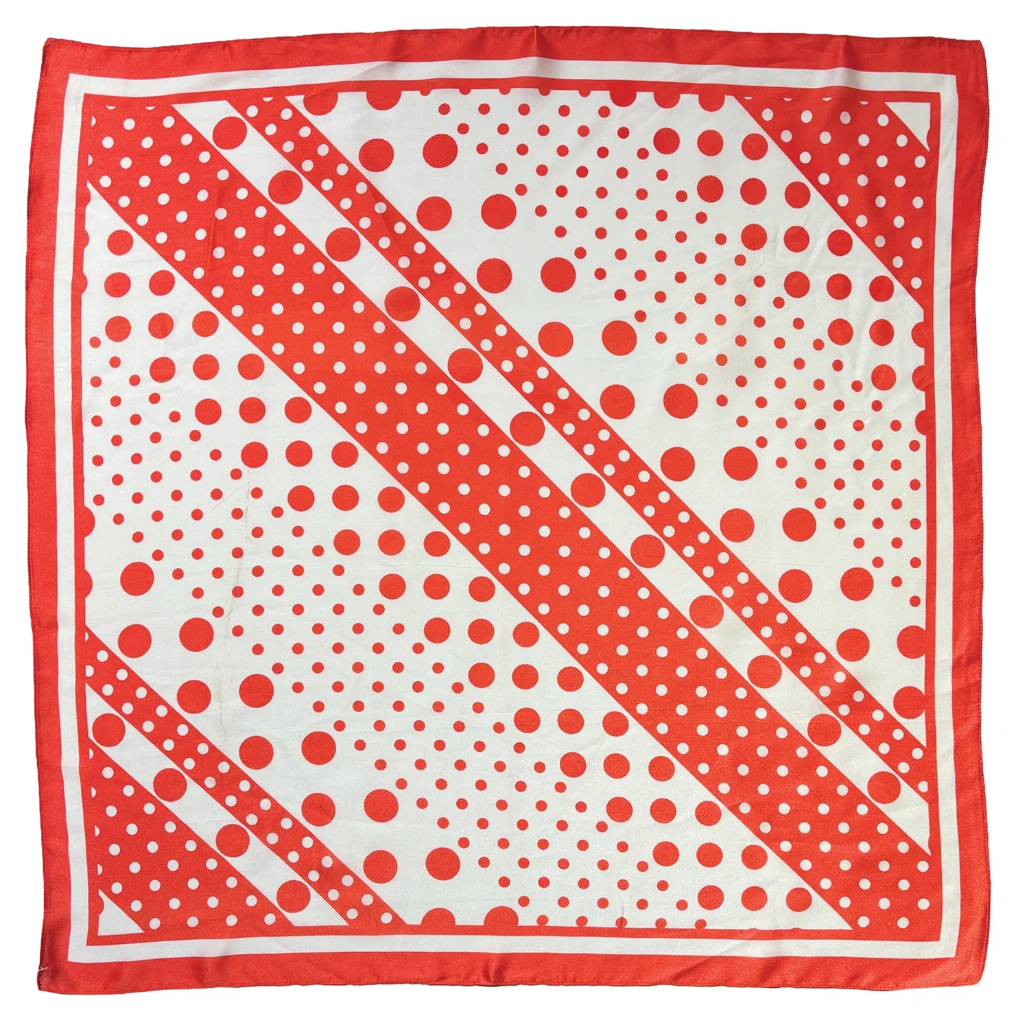 Polka Dot Print Square Scarf - Image 7