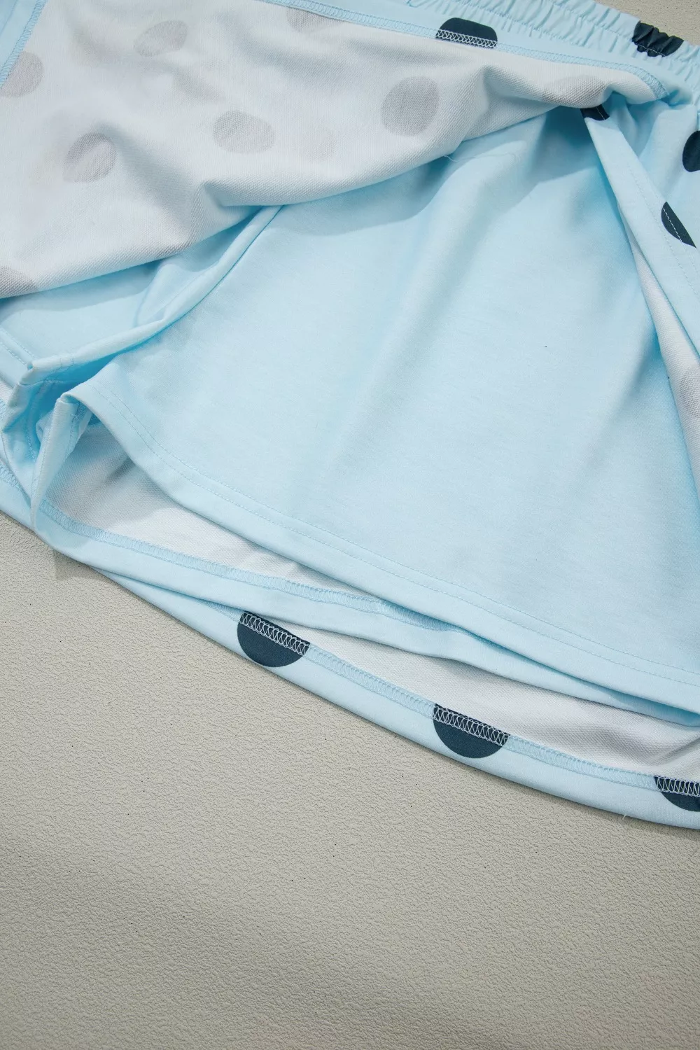Polka Dot Sleeveless Top and Skort Casual Two-Piece Set - Image 9