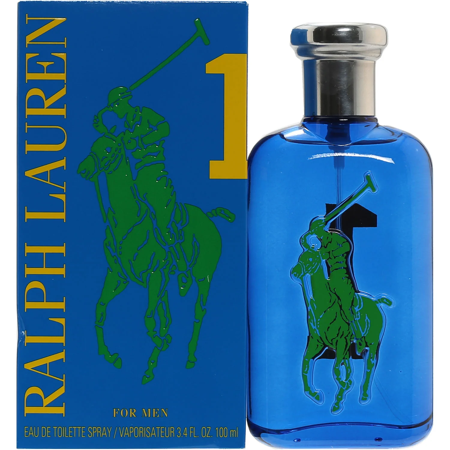 POLO BIG PONY BLUE # 1 FOR MEN 3.4 OZ