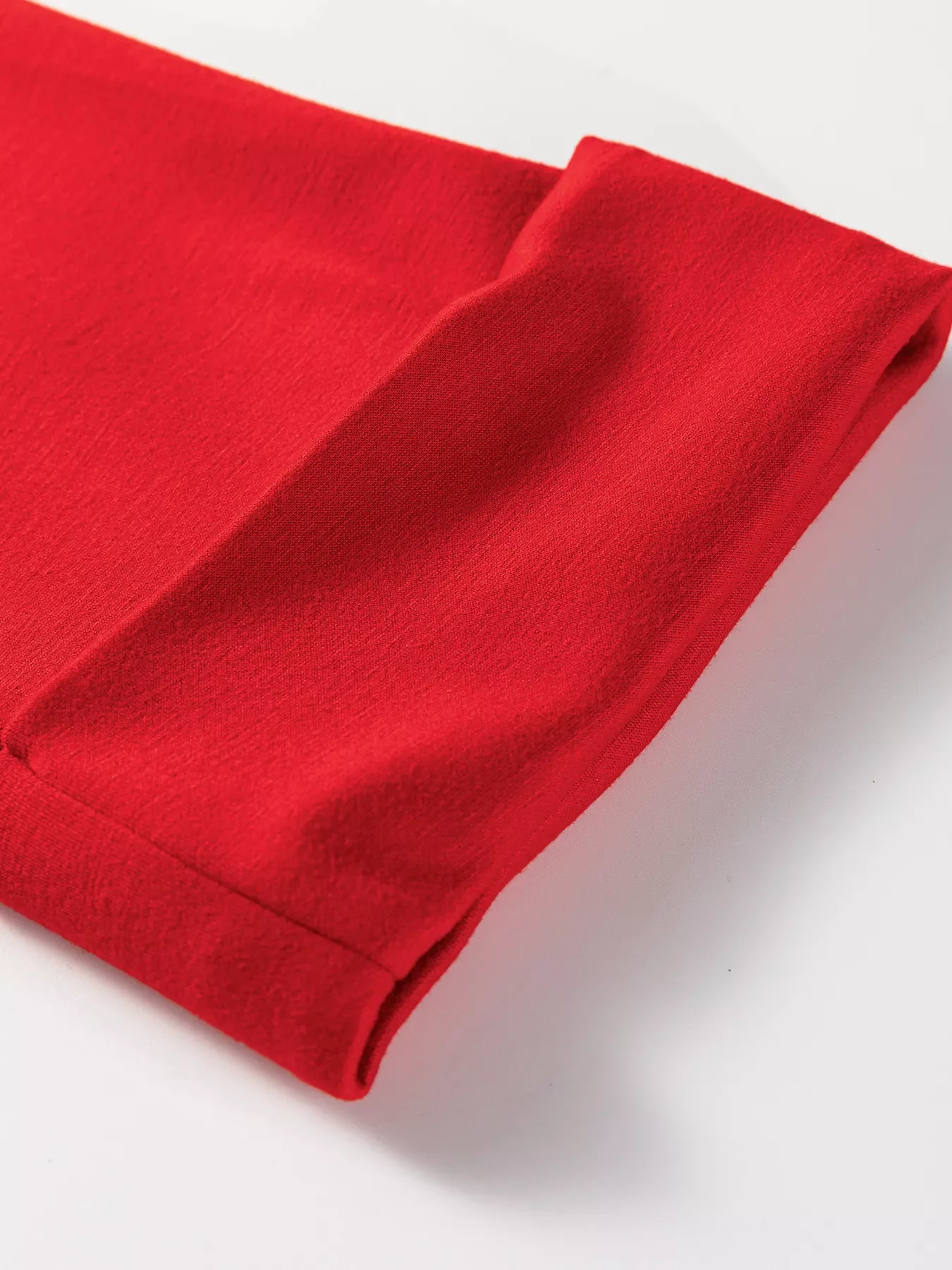 Polo Collar V Neck 3/4 Sleeve Pullover Drawstring Bell Bottom Pants 2pcs Set - Image 9