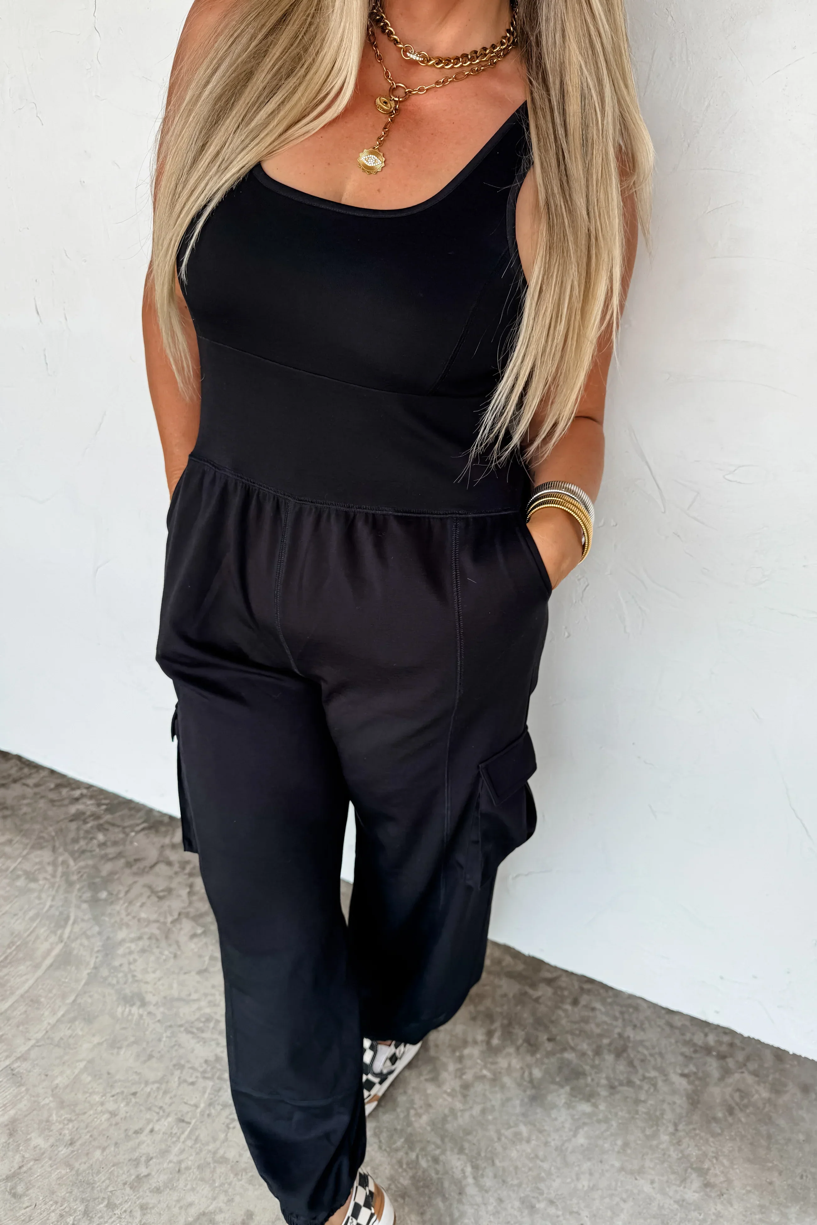 PREORDER: All Set Tank Romper - Image 3