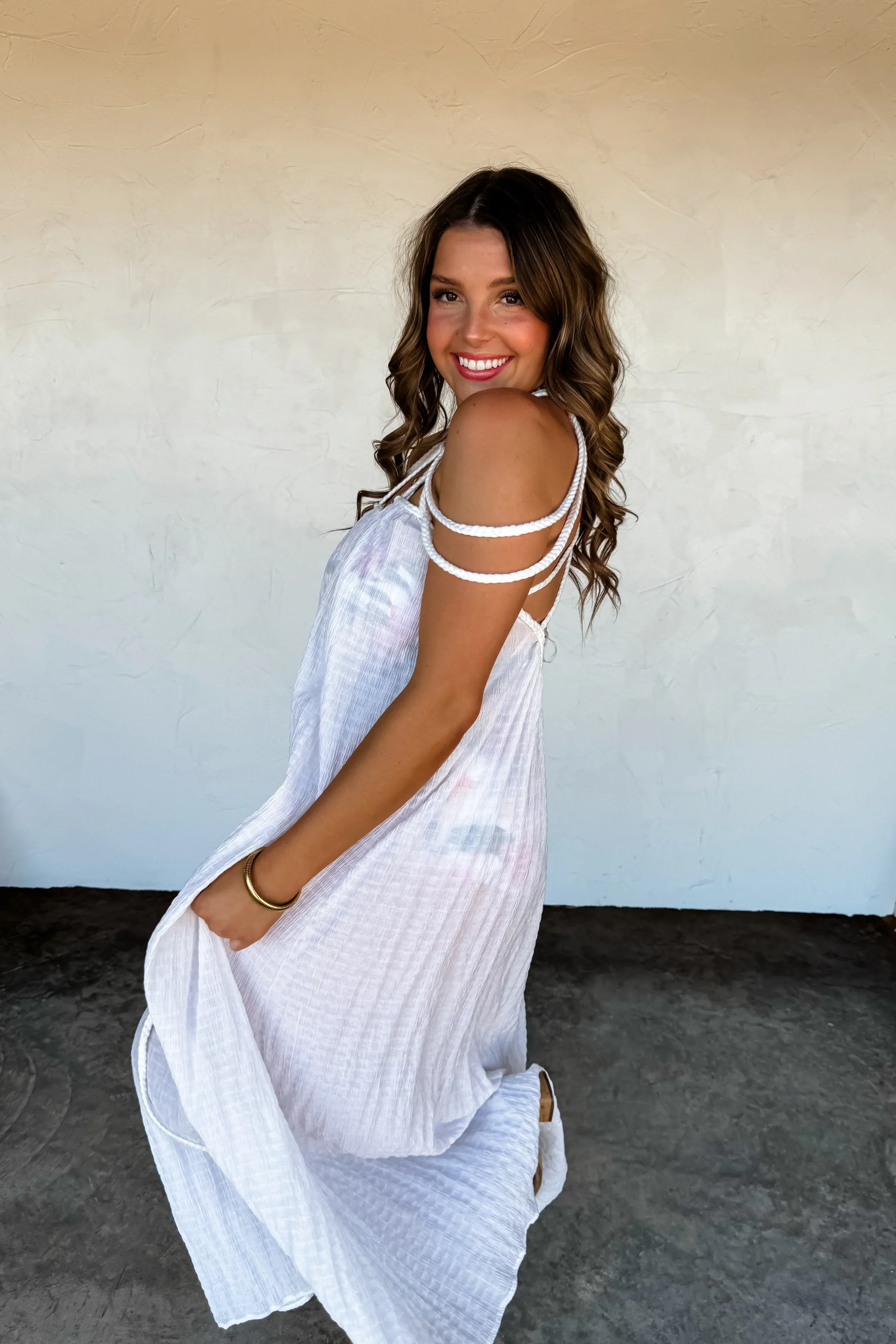 PREORDER: Ciao Bella Strappy Dress in Two Colors - Image 4