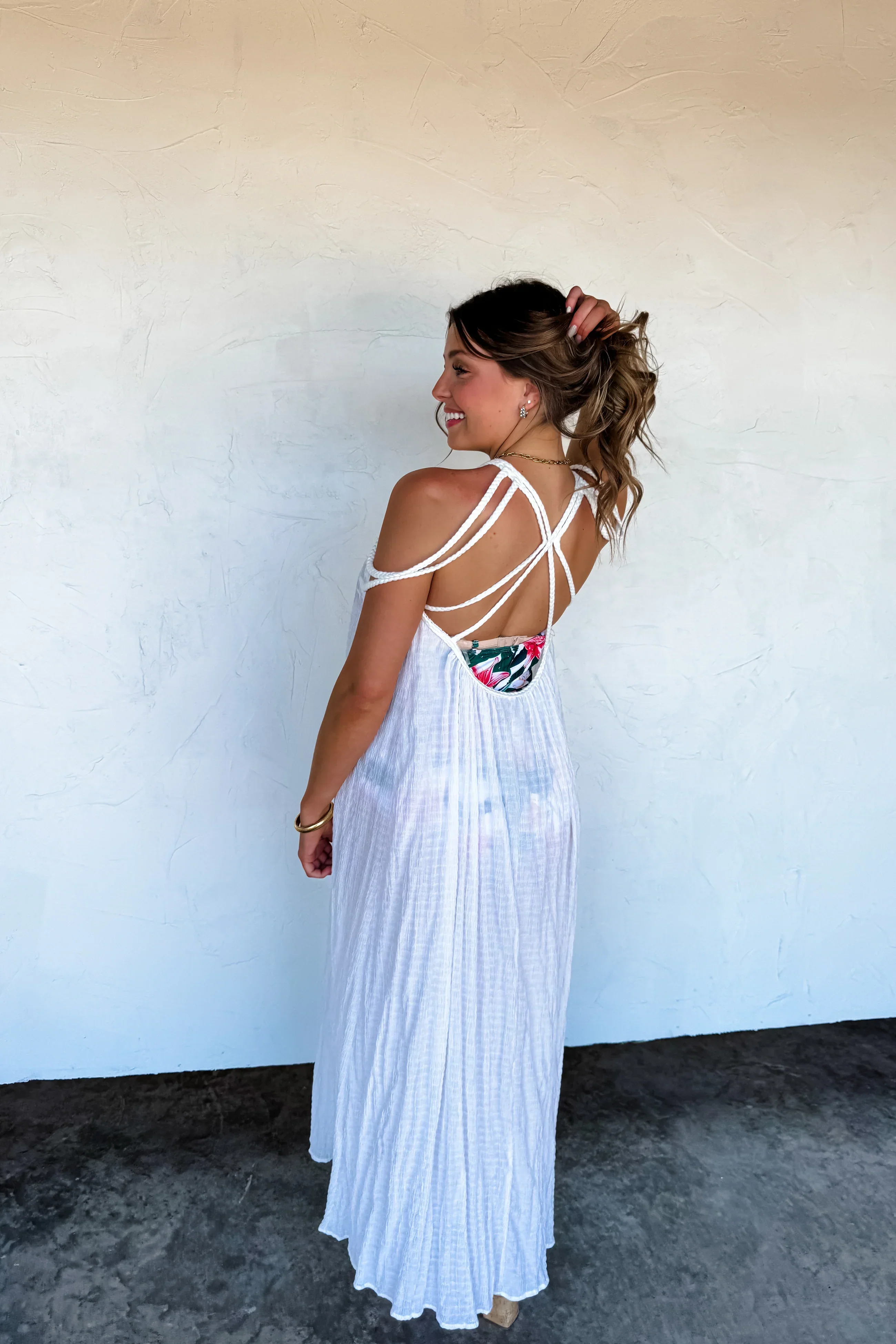 PREORDER: Ciao Bella Strappy Dress in Two Colors - Image 6