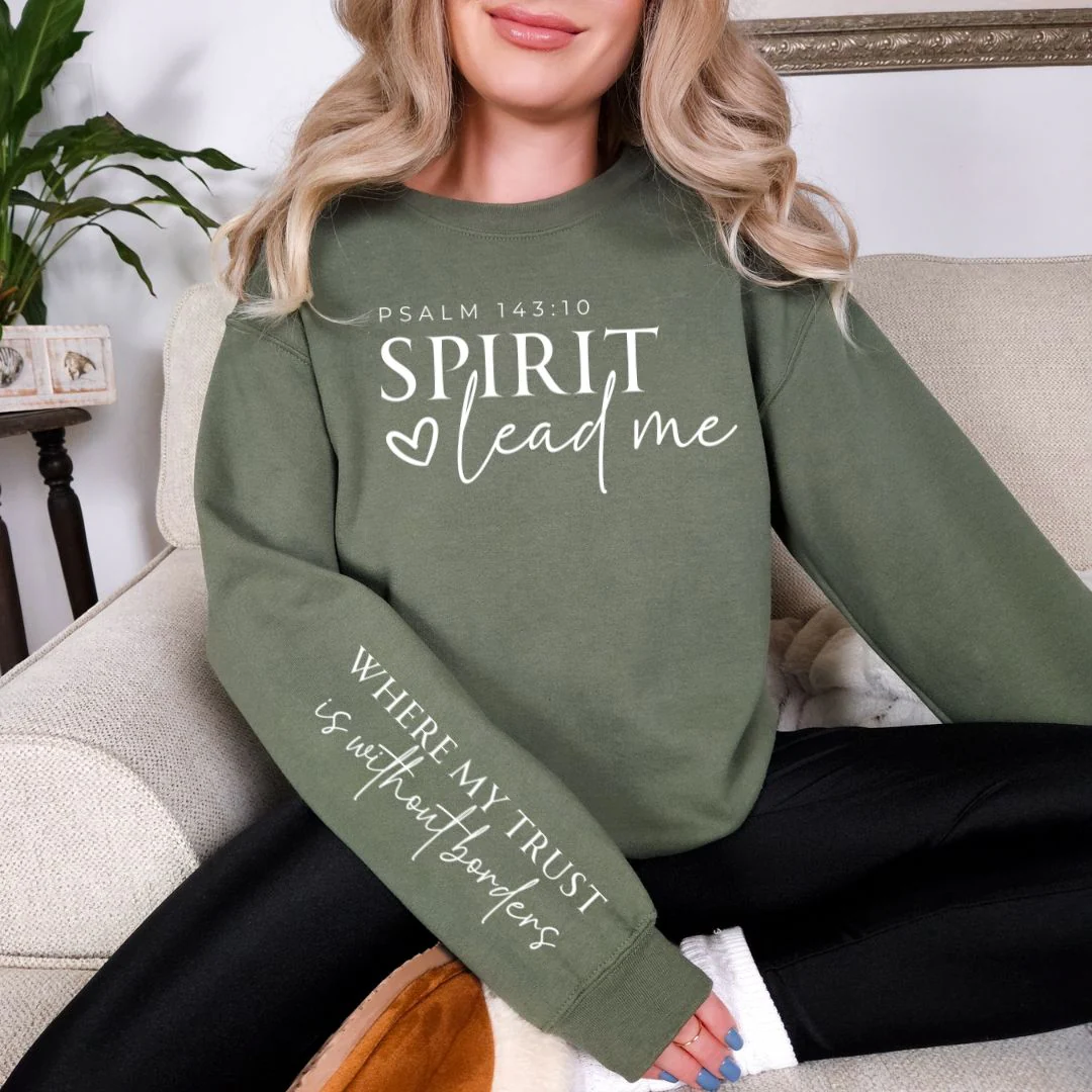 Spirit Lead Me Graphic Sweatshirt in Four Colors - Image 2