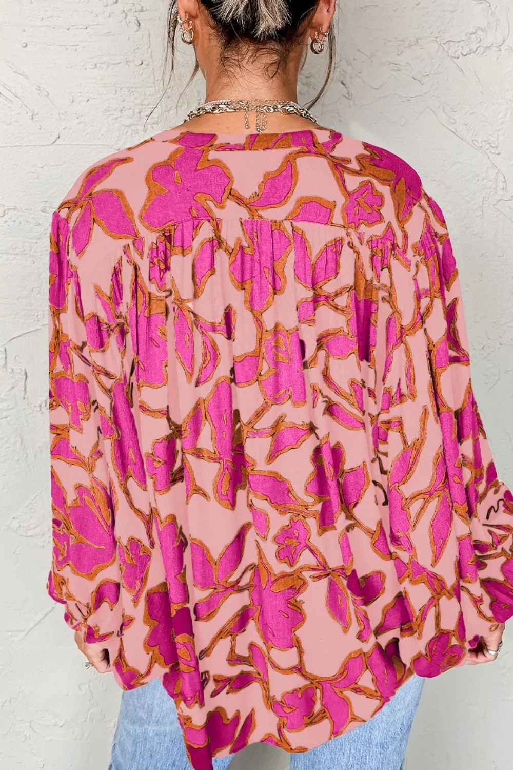 Printed Button Up Shirt - Image 2