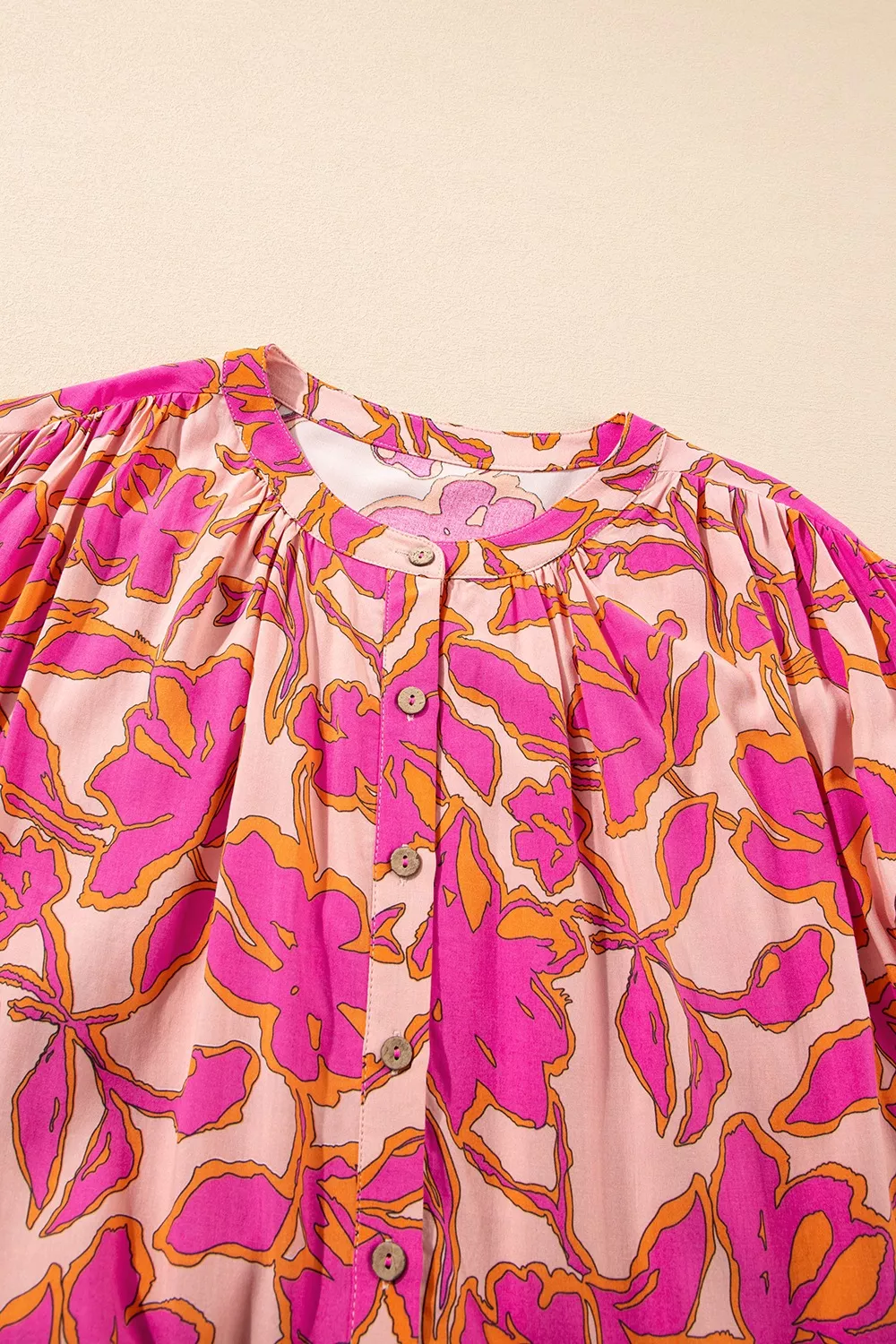 Printed Button Up Shirt - Image 7
