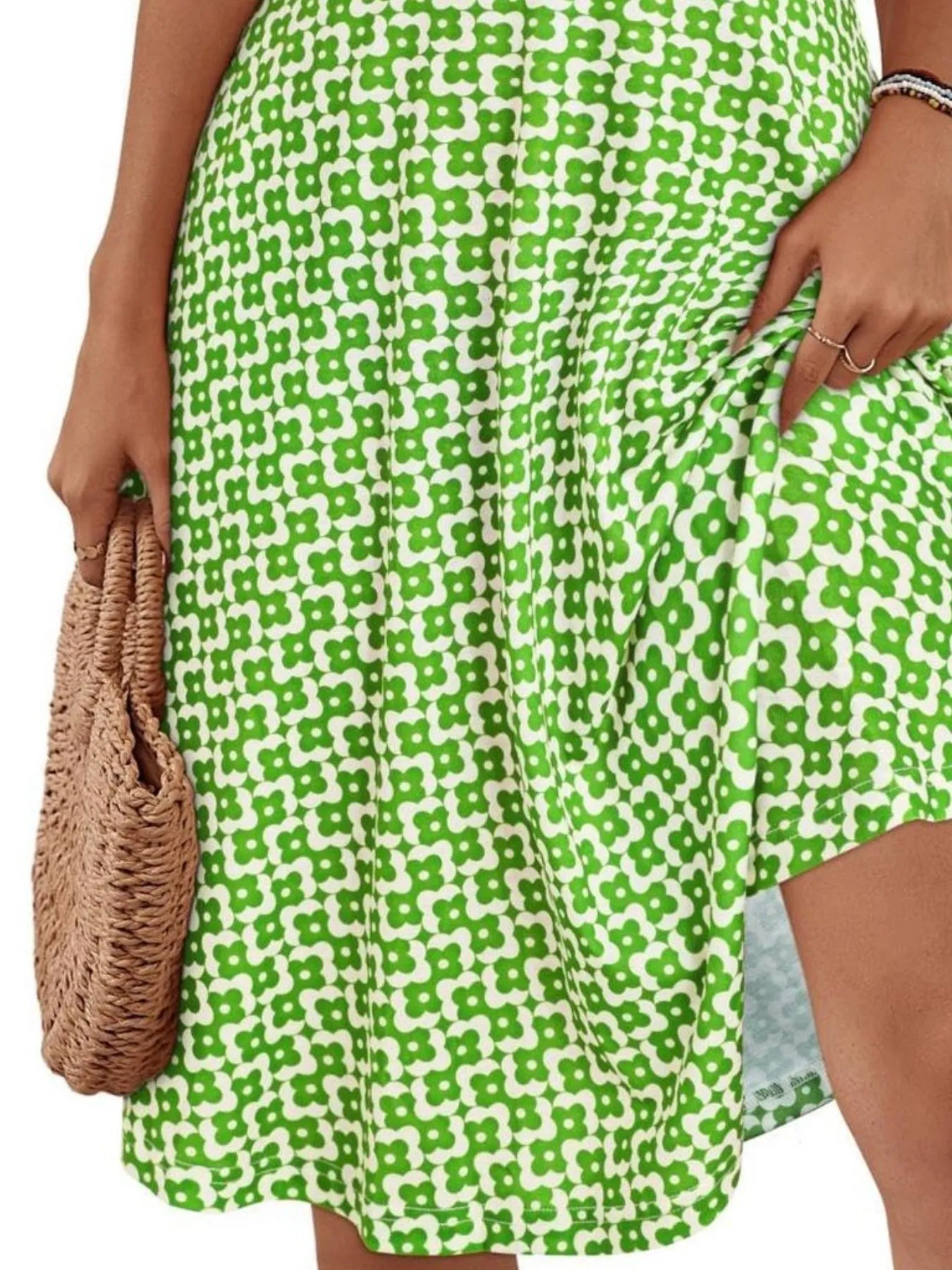 Printed Halter Neck Dress - Image 15