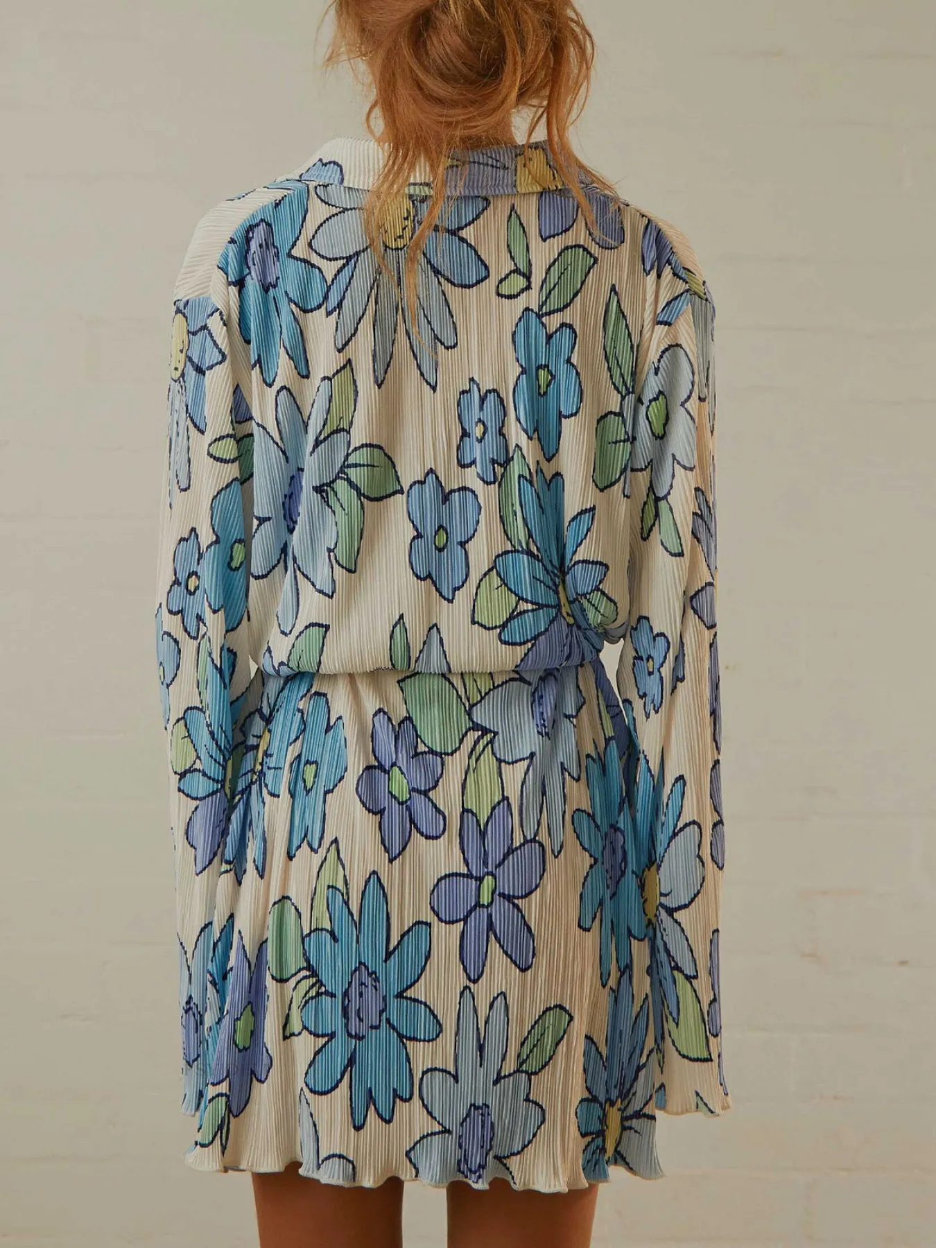Printed Long Sleeve Mini Dress - Image 19