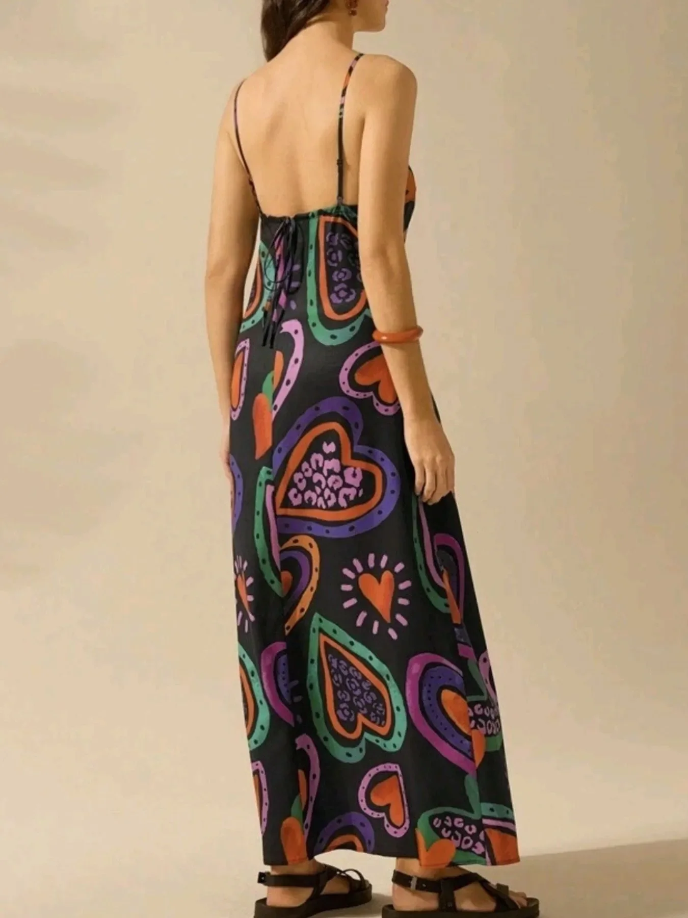 Printed Sleeveless Maxi Dress - Image 7