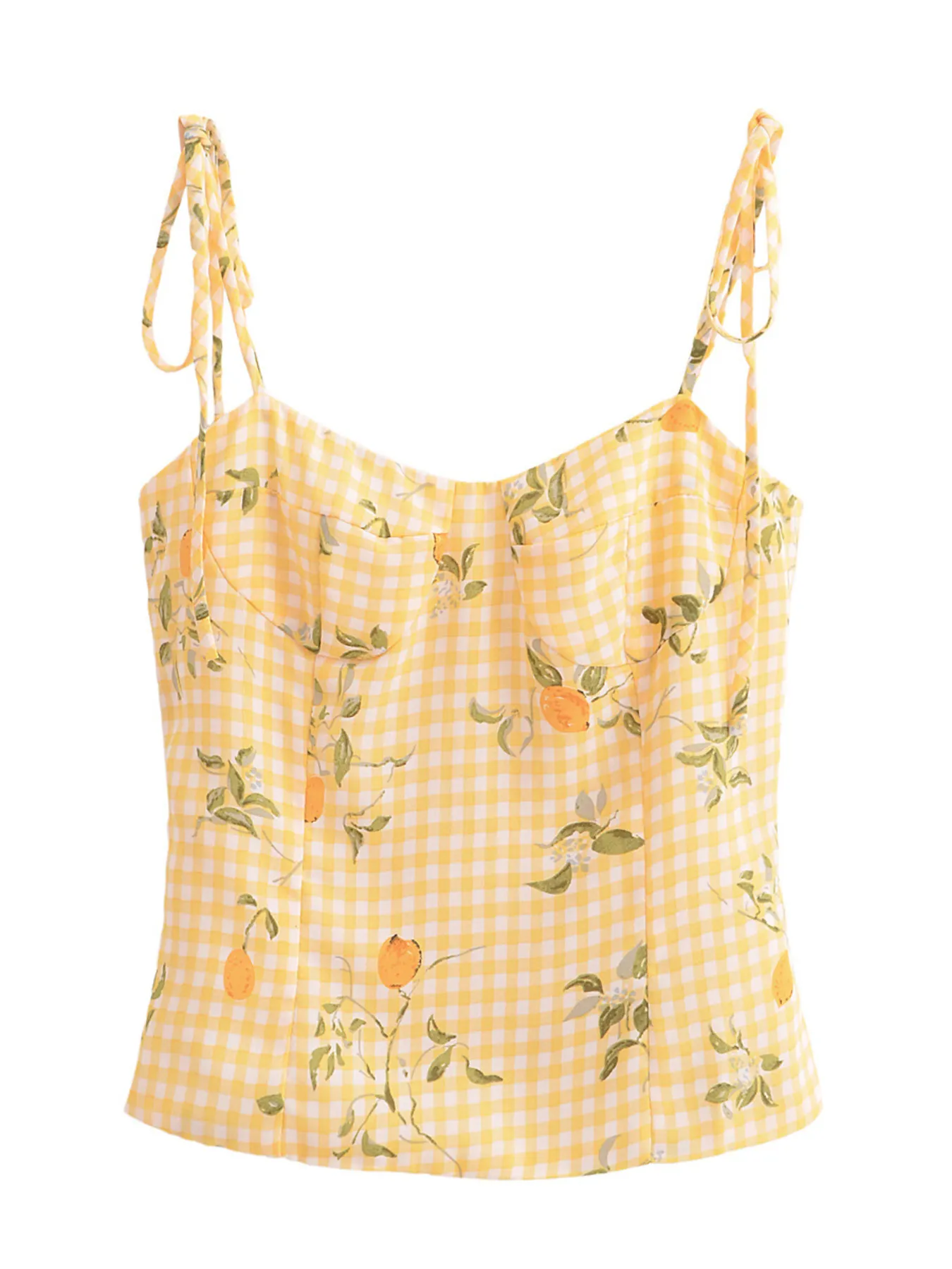 Printed Smocked Cami Top - Image 11