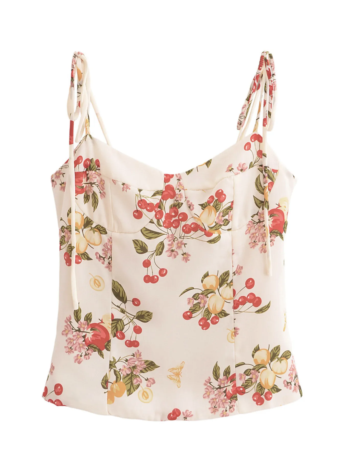 Printed Smocked Cami Top - Image 3