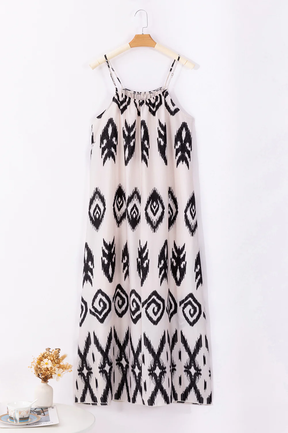 Printed Spaghetti Strap Cami Dress - Image 3