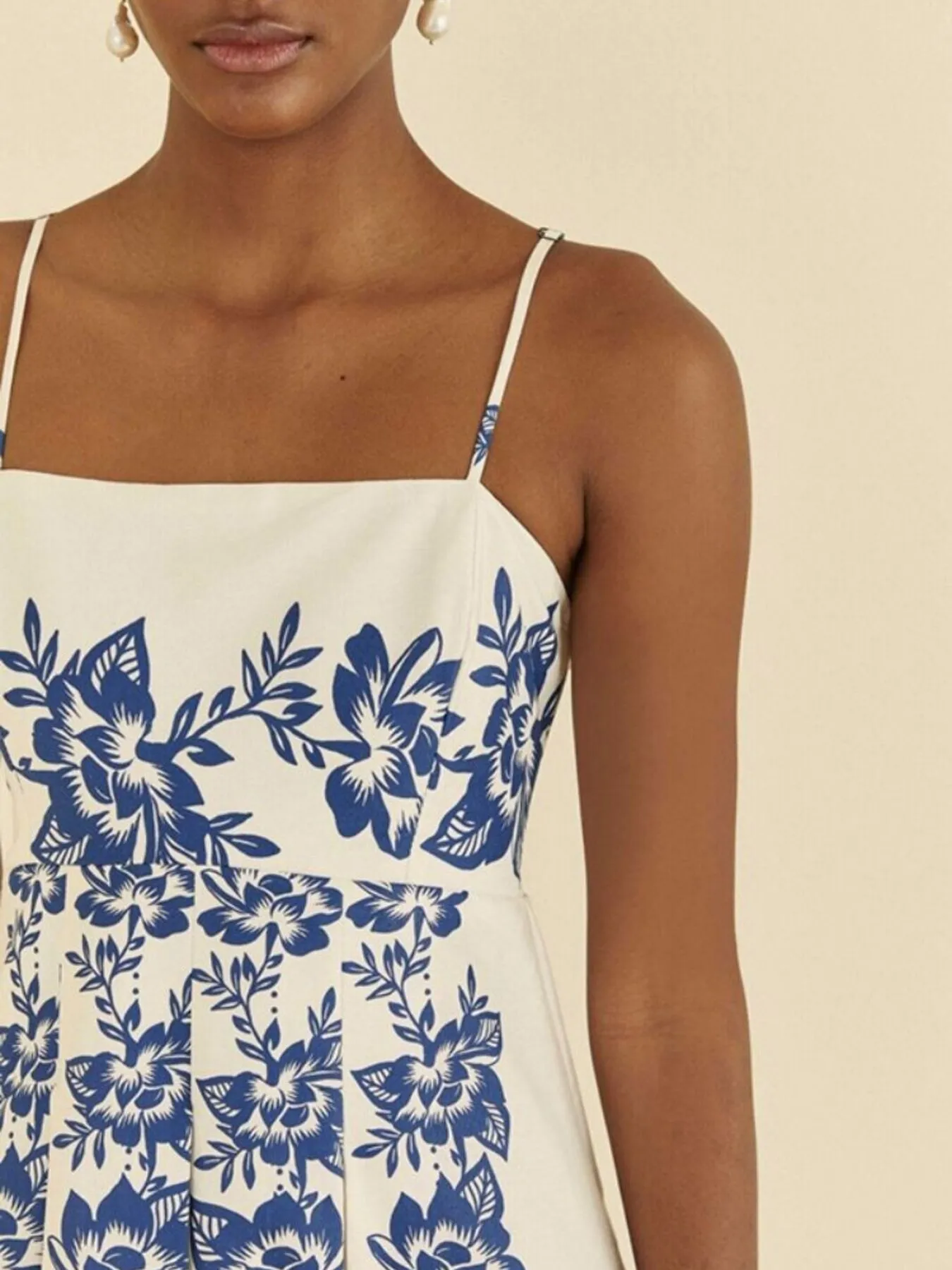 Printed Spaghetti Strap Maxi Dress - Image 3