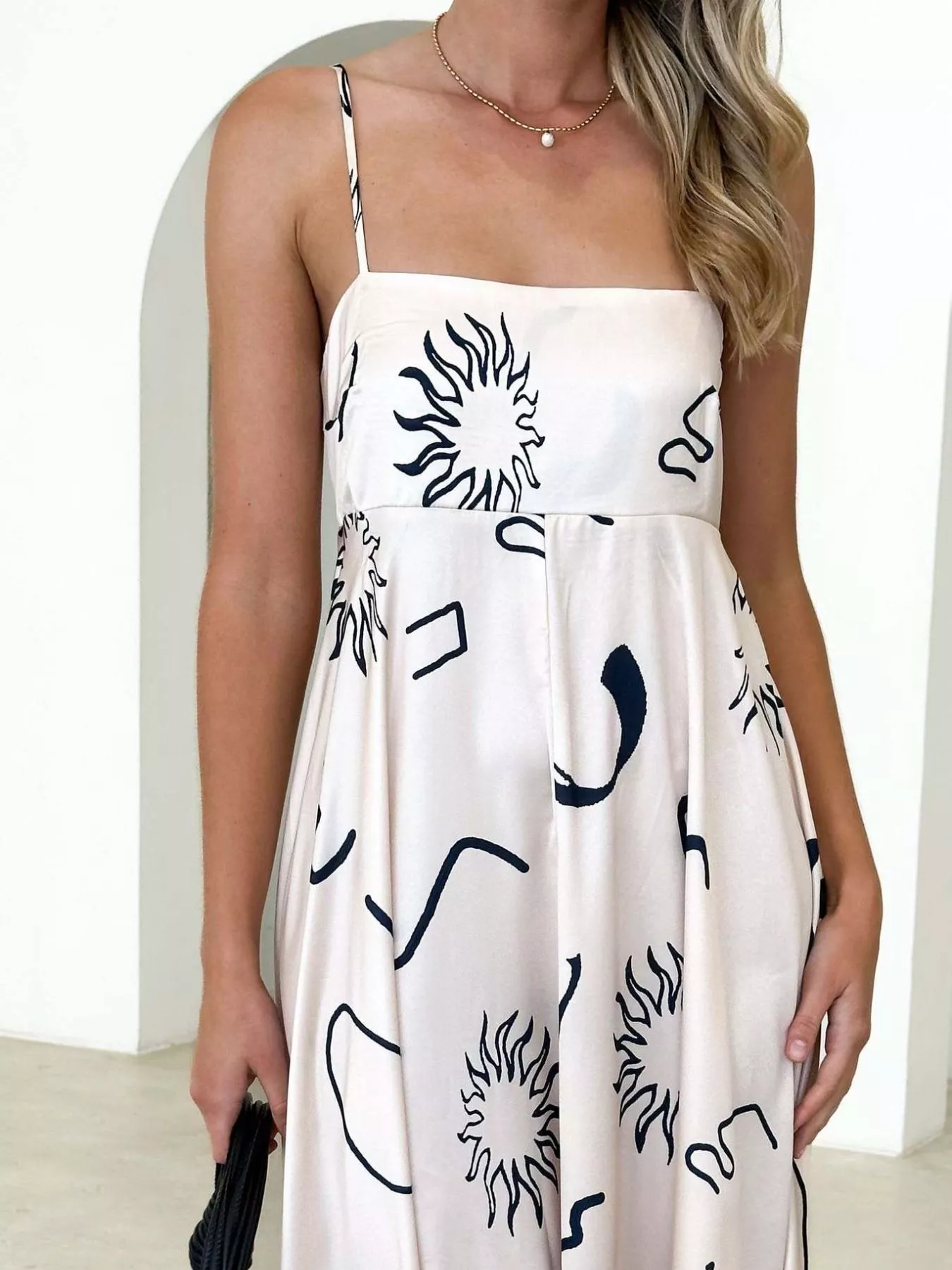 Printed Spaghetti Strap Maxi Dress - Image 17