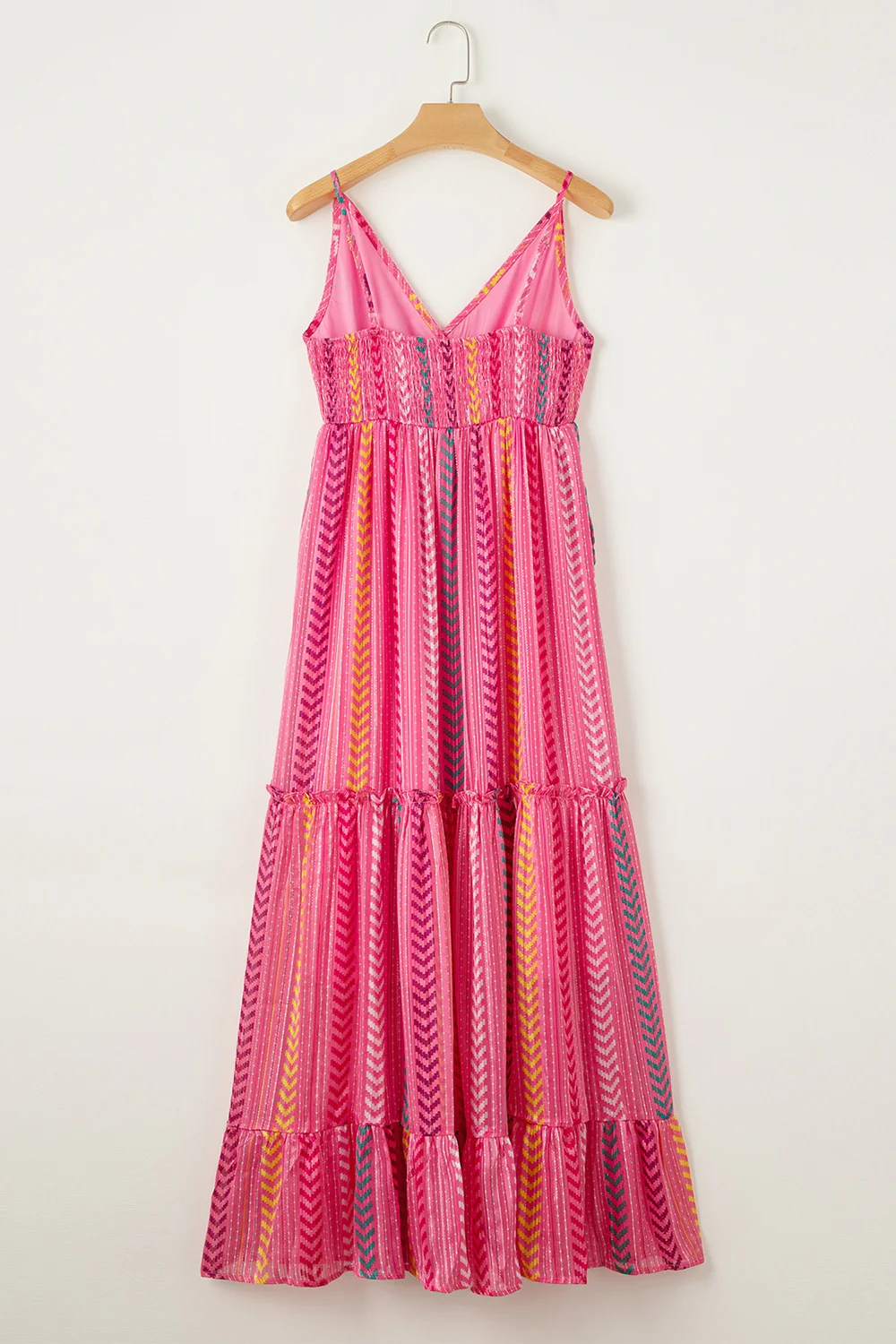 Printed Surplice Maxi Cami Dress - Image 7