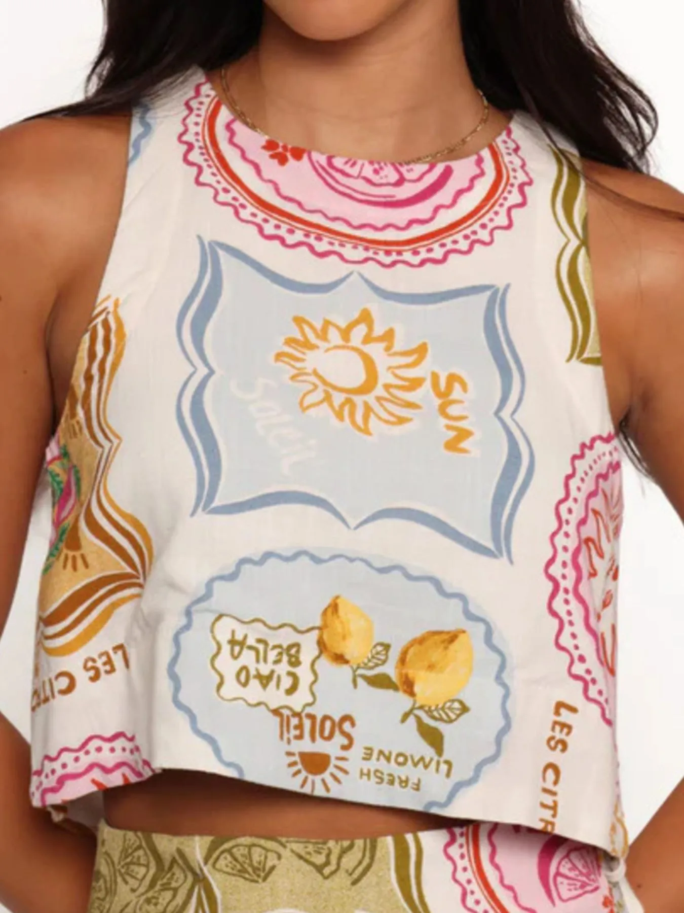 Printed Tank and Skort Two-Piece Set - Image 4