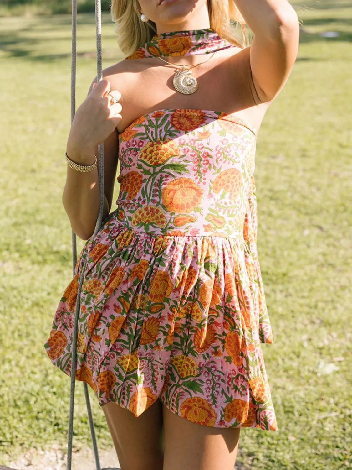 Printed Tube Mini Dress - Image 17