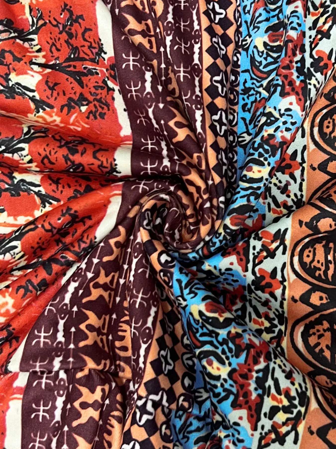 Printed V-Neck Cami Dress - Image 4
