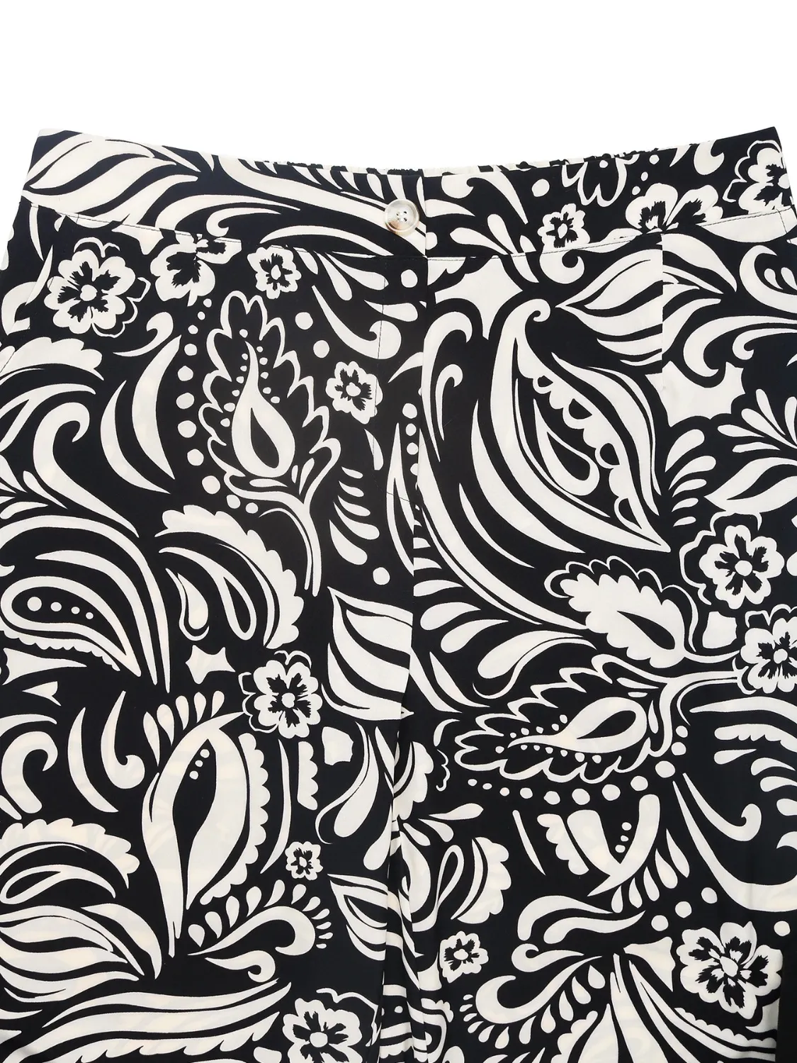 Printed Wide Leg Pants - Image 8