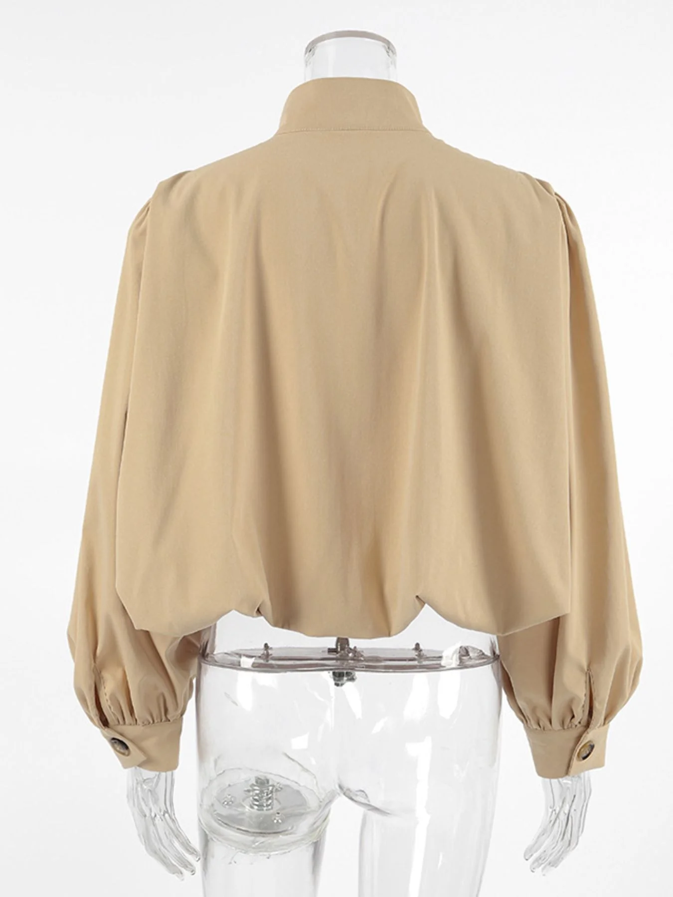 Puff Sleeve Button-Down Jacket - Image 5