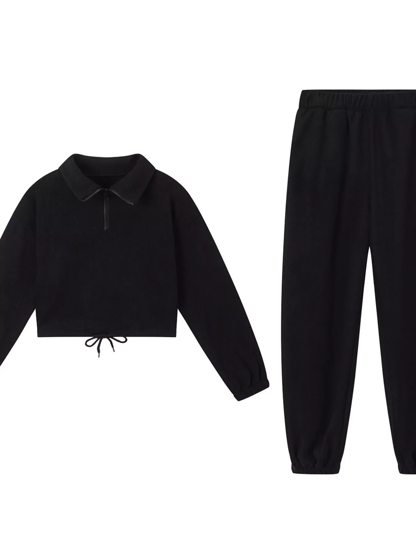 Quarter Zip Sweatshirt and Pants Set - Image 19