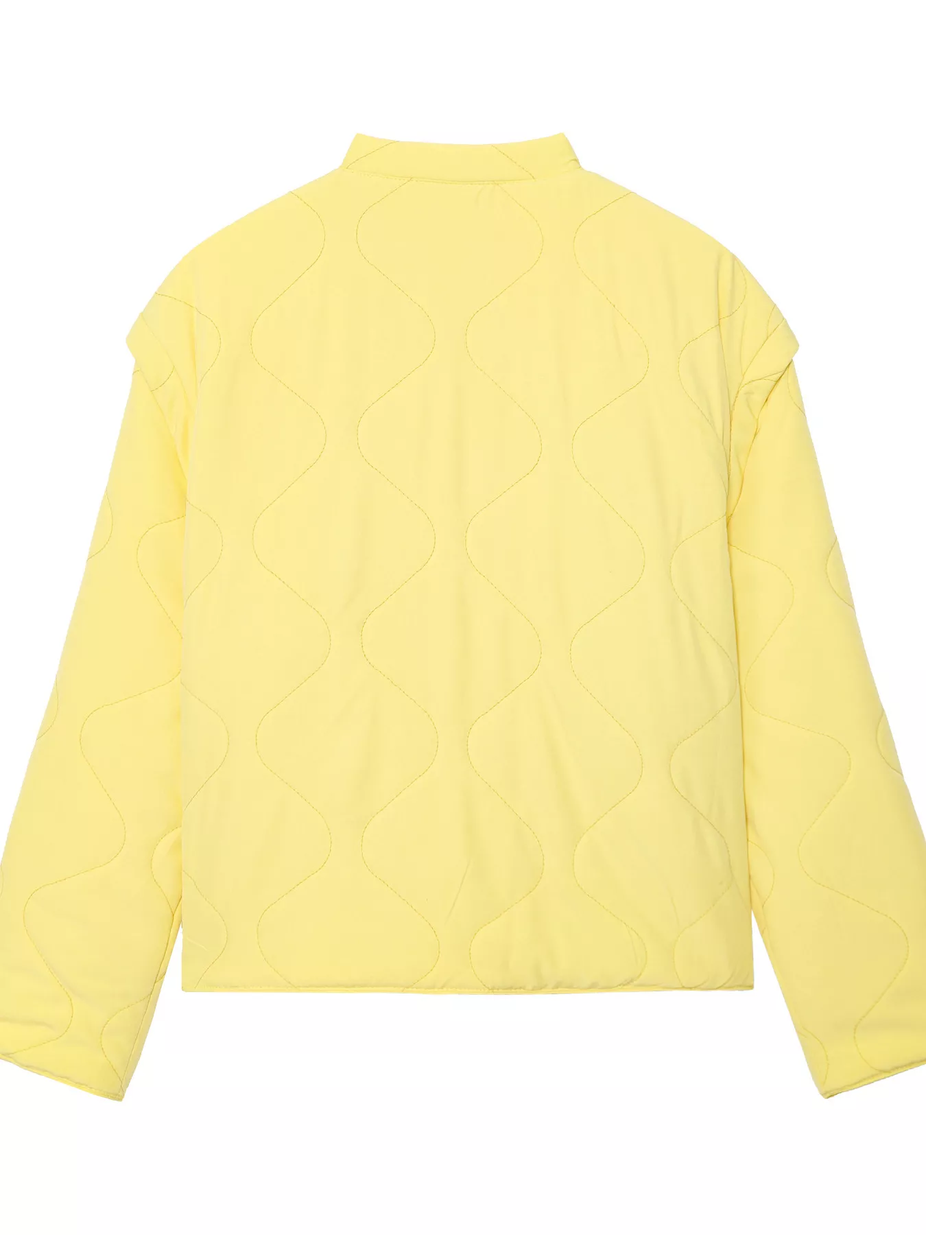 Quilted Lightweight Snap Down Puffer Jacket - Image 5