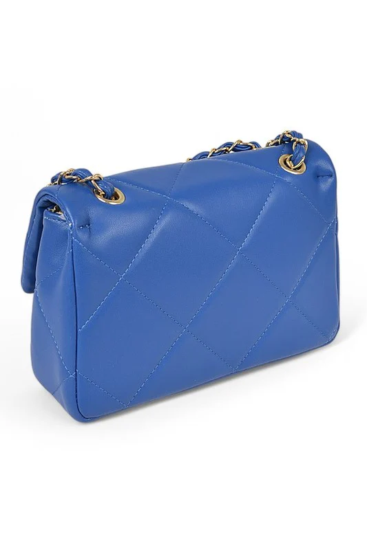 Quilted Twist Lock Classy Shoulder Bag - Image 11