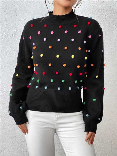 Rainbow Dots Turtleneck - Image 5