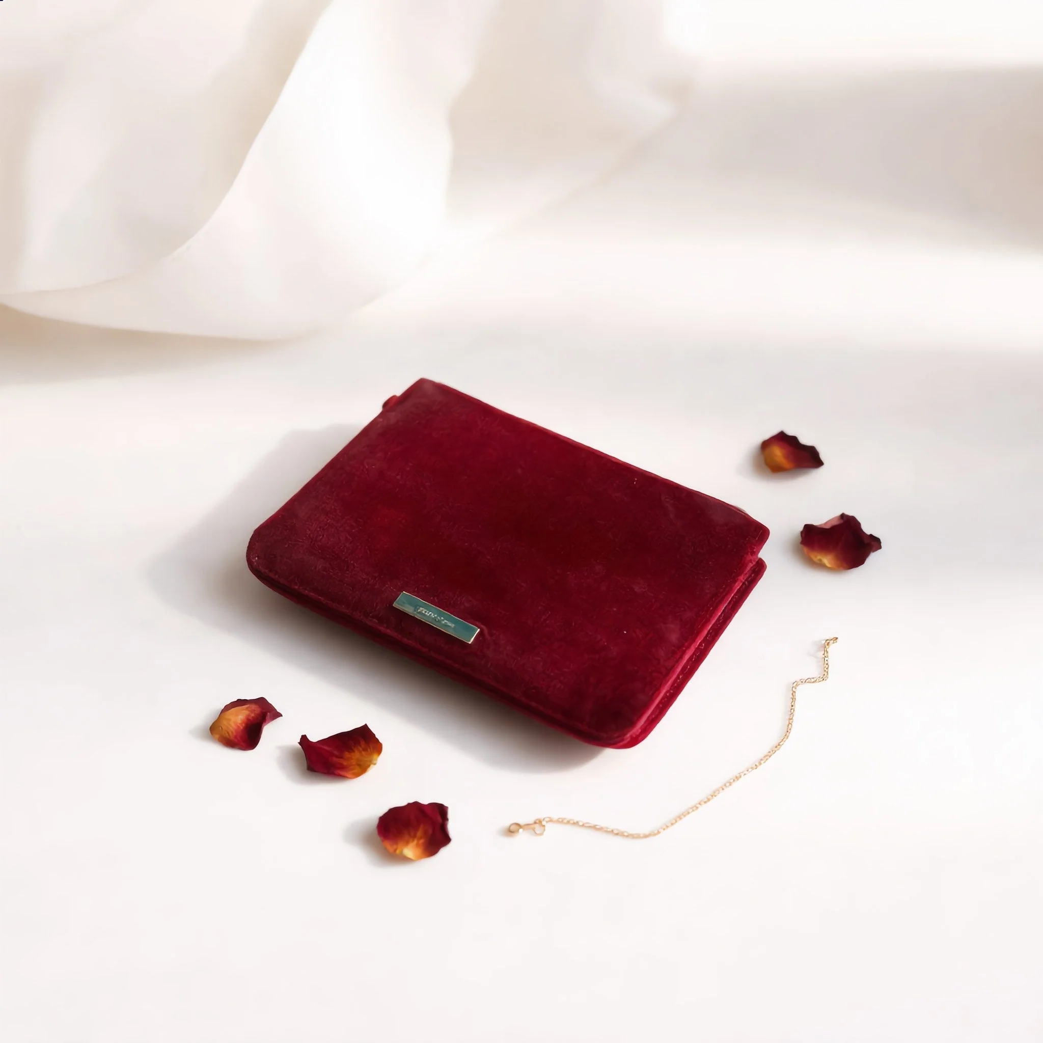 Red Velvet Cosmetic Bag / Pouch