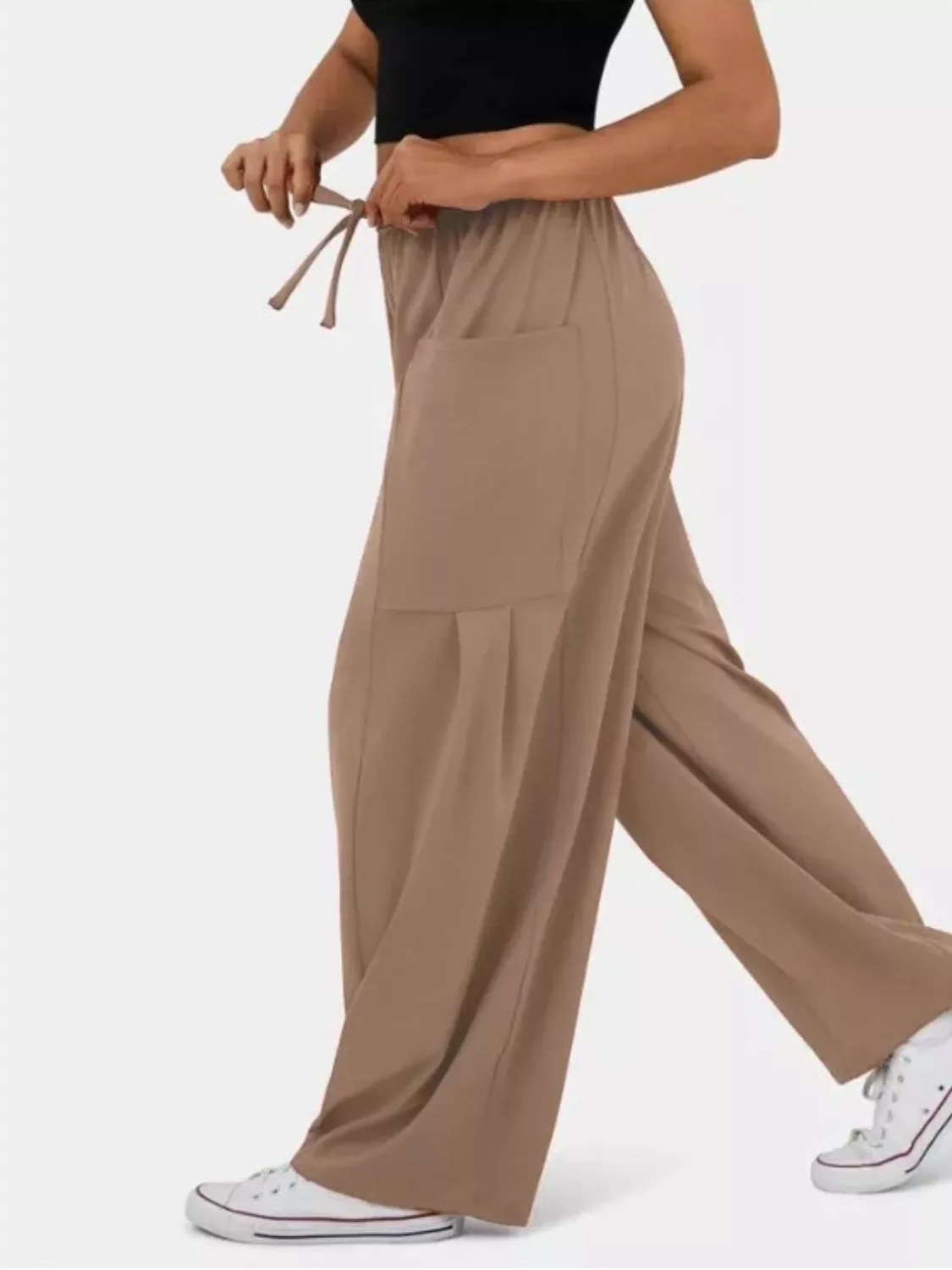 Relaxed Fit Drawstring Pants - Image 5