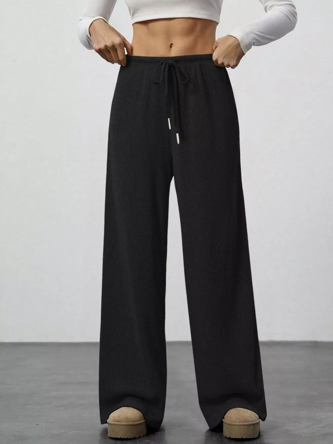 Relaxed Fit Drawstring Pants - Image 21