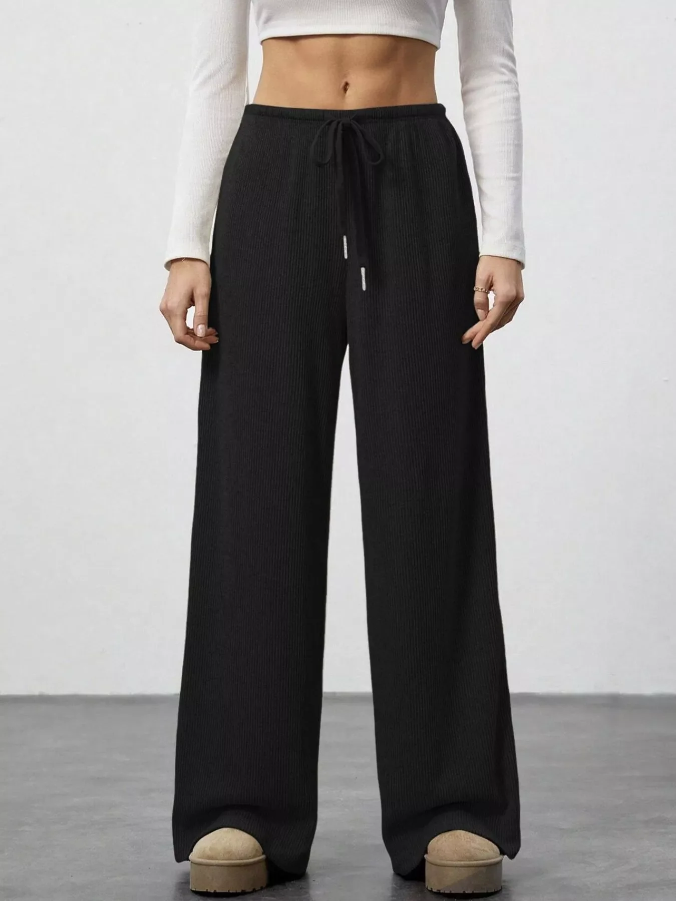 Relaxed Fit Drawstring Pants - Image 23