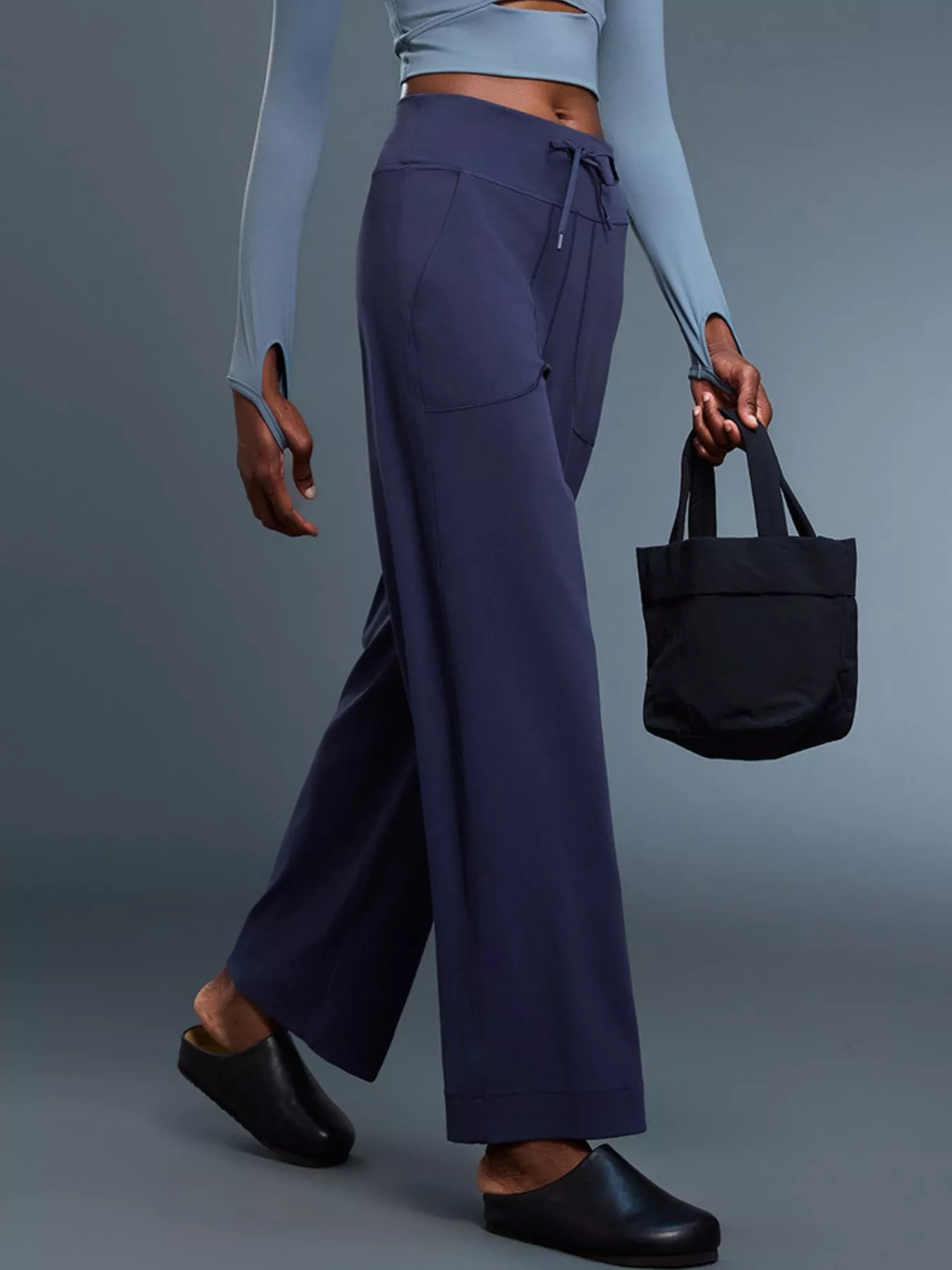 Relaxed Fit Drawstring Pants - Image 2