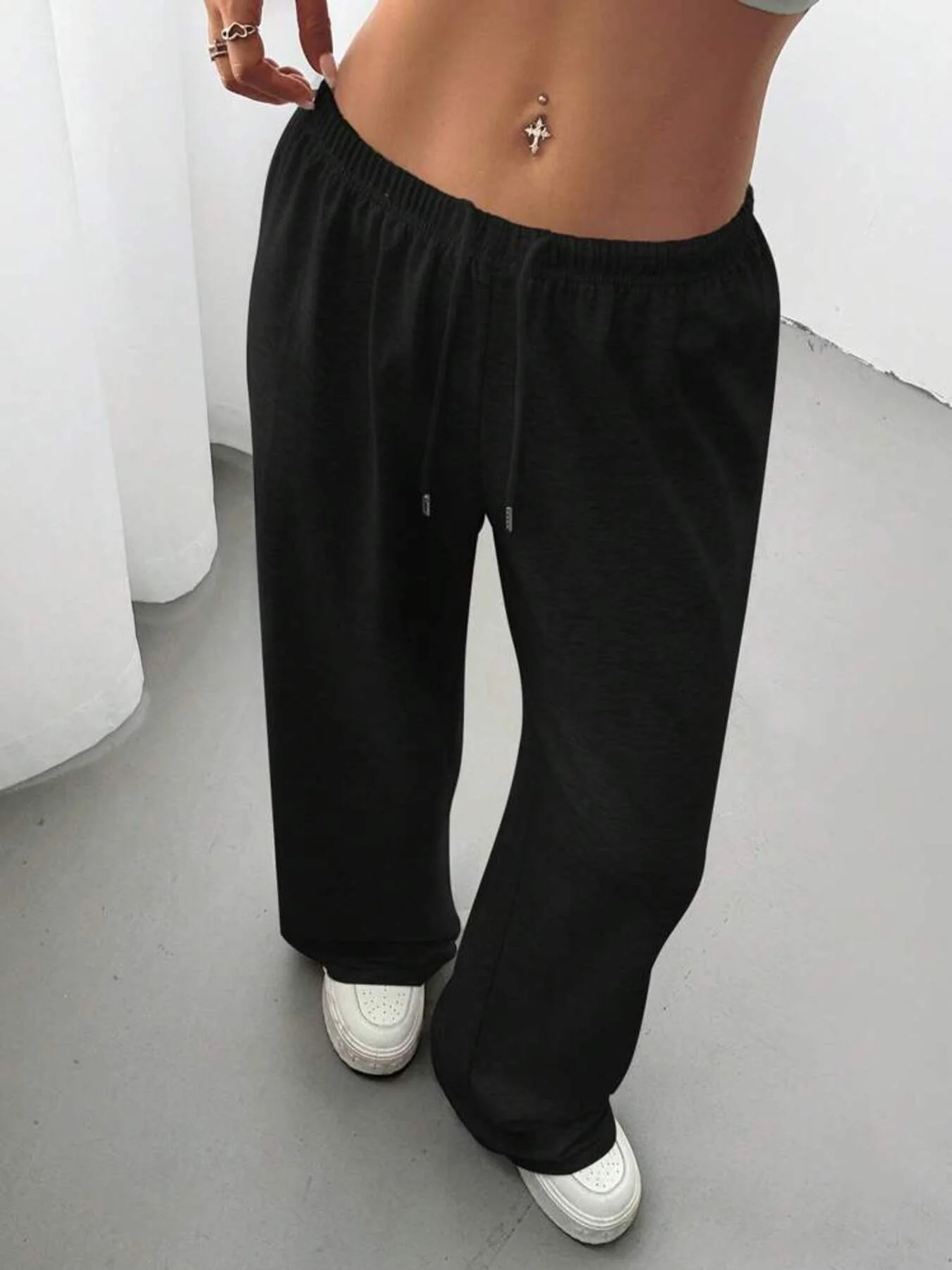 Relaxed Fit Drawstring Pants - Image 13