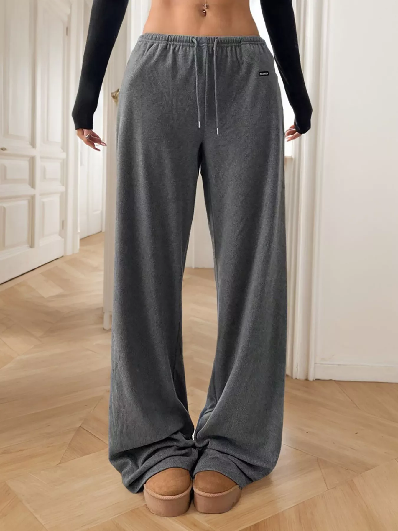 Relaxed Fit Drawstring Pants - Image 7