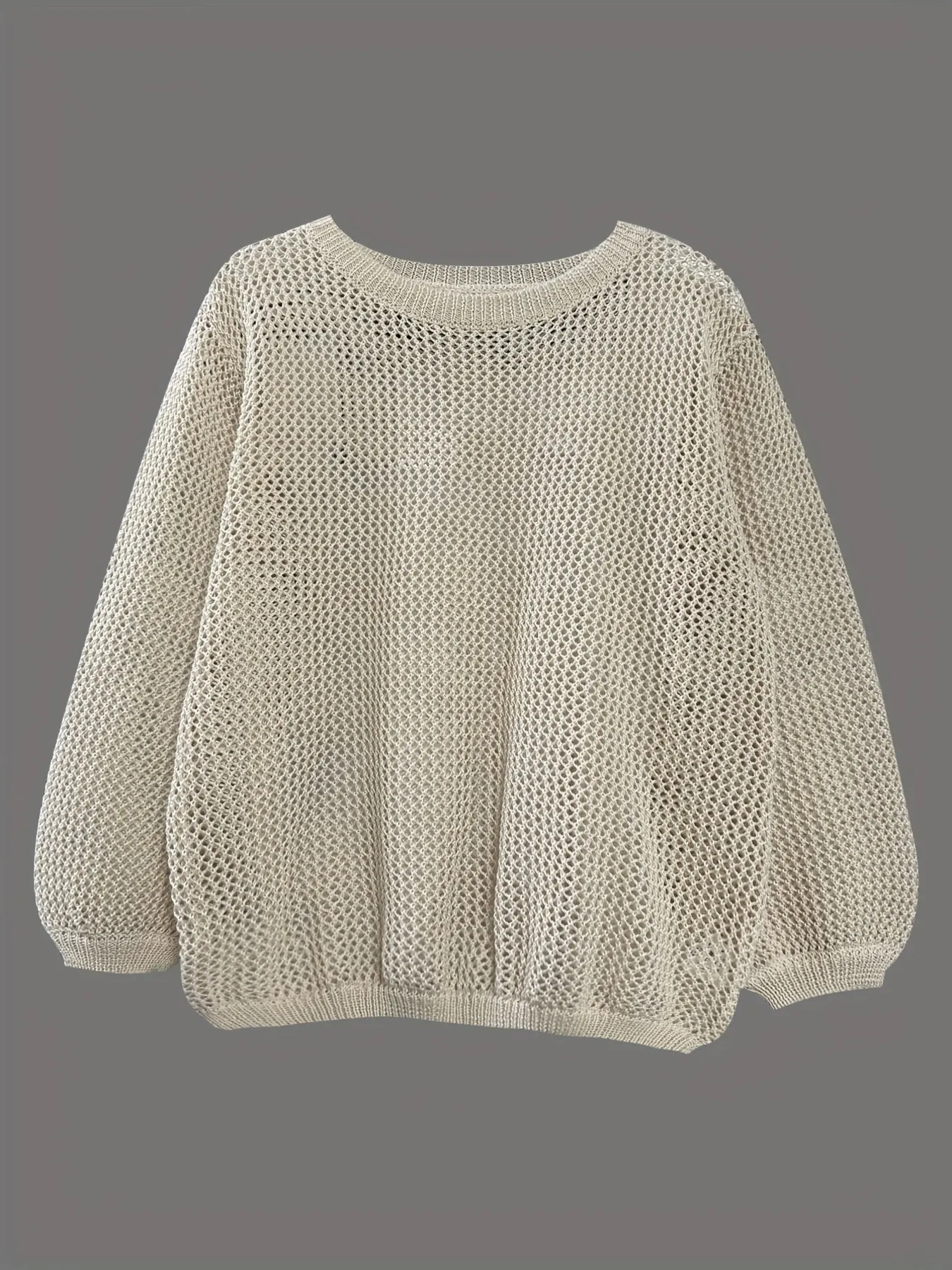 Relaxed Fit Round Neck Sweater - Image 7