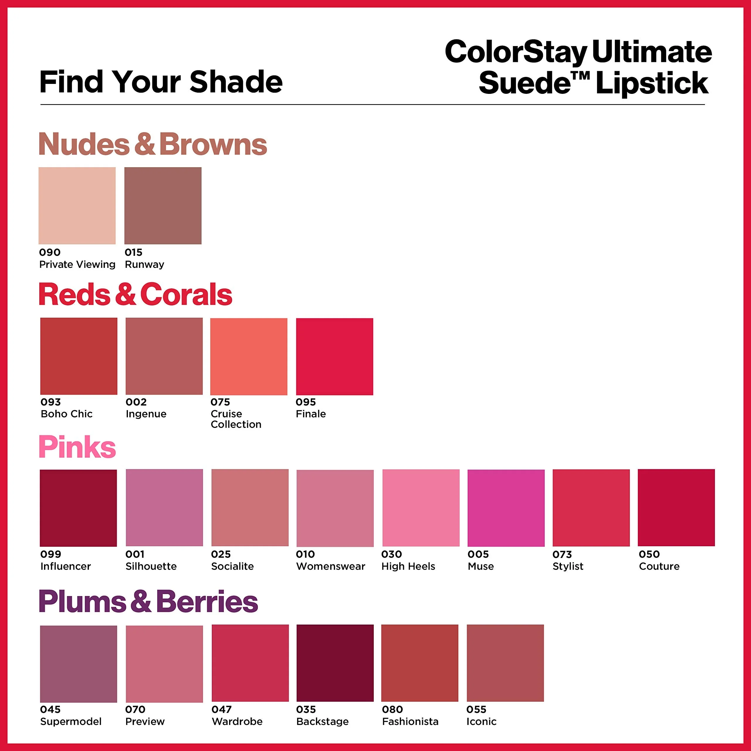 REVLON Color Stay Ultimate Suede Lipstick - Image 74