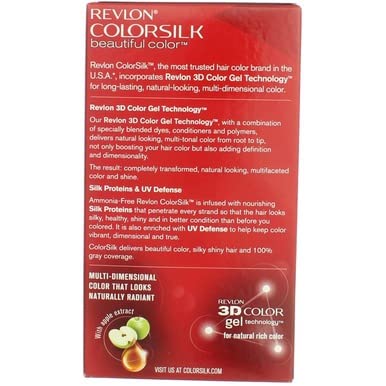 Revlon Colorsilk Beautiful Haircolor, Ammonia-free, Permanent Haircolor (Pack of 4) (#74 Medium Blonde) - Image 8