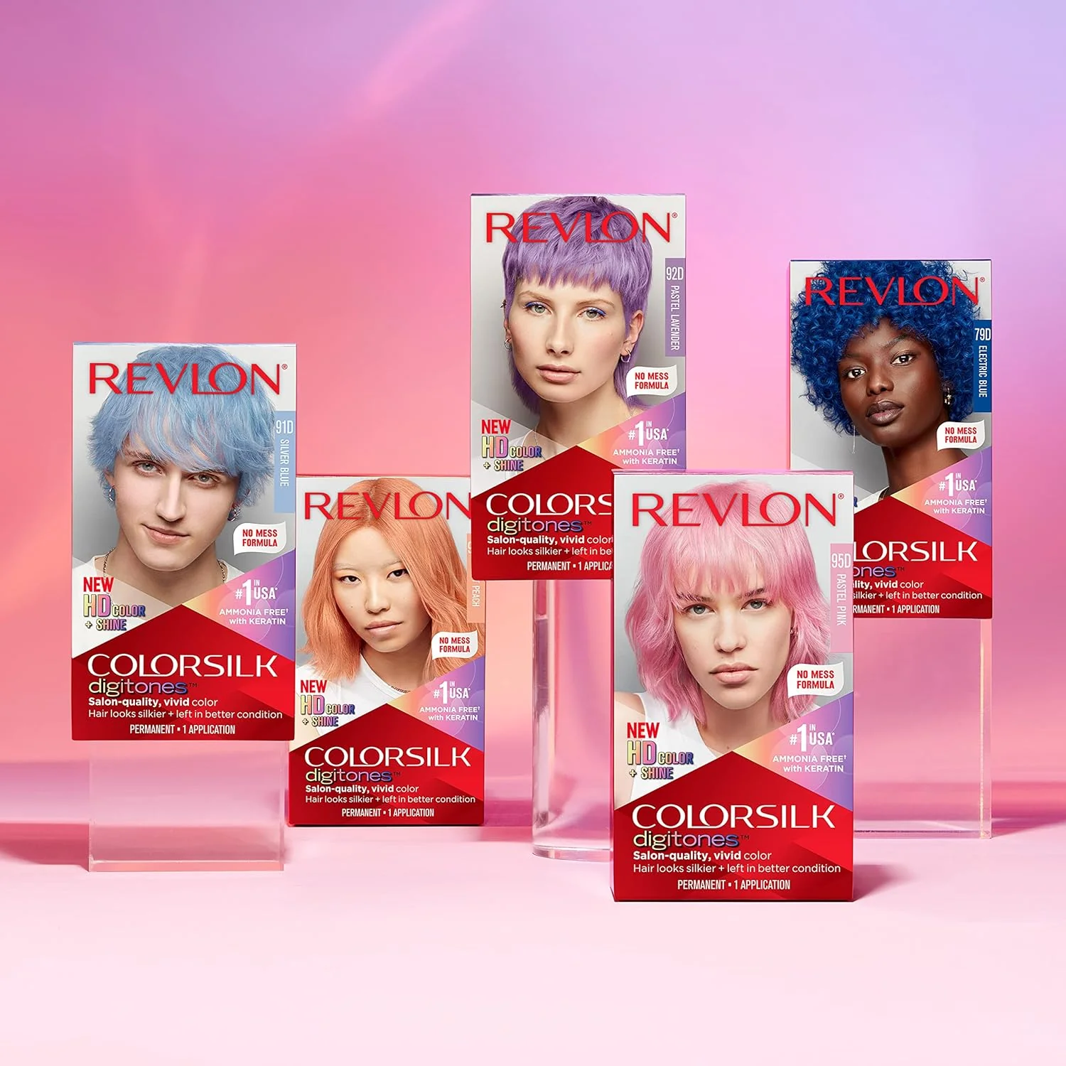 Revlon ColorSilk Digitones Permanent Hair Color with Keratin, 94D Sunset Peach, 1 Count - Image 8