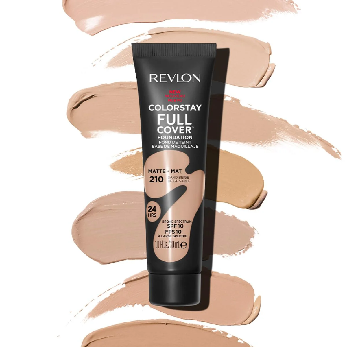 Revlon ColorStay Full Cover Longwear Matte Foundation, Heat & Sweat Resistant Lightweight Face Makeup - Image 52