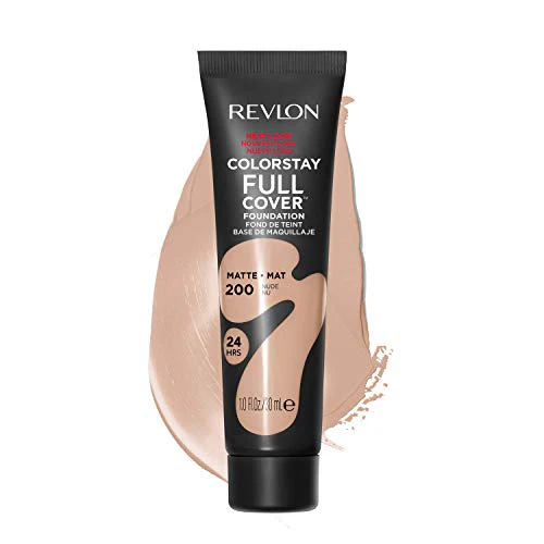 Revlon ColorStay Full Cover Longwear Matte Foundation, Heat & Sweat Resistant Lightweight Face Makeup - Image 56