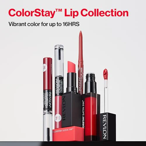 Revlon ColorStay Satin Ink Liquid Lipstick, Longwear Rich Lip Colors, Formulated with Black Currant Seed Oil, 024 Perfect Storm, 0.17 fl oz - Image 9