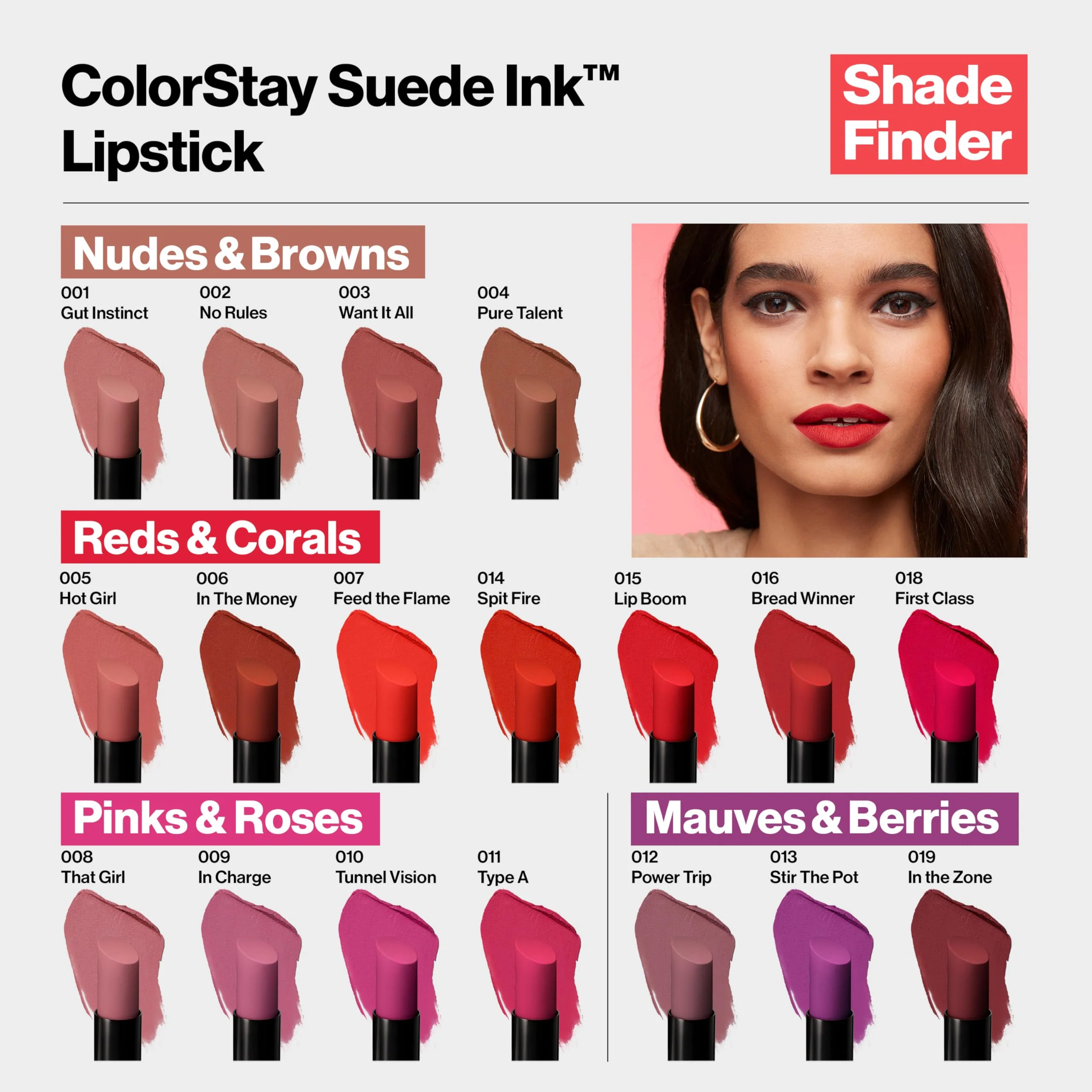 REVLON Lipstick, ColorStay Suede Ink, Built-in Primer - Image 14