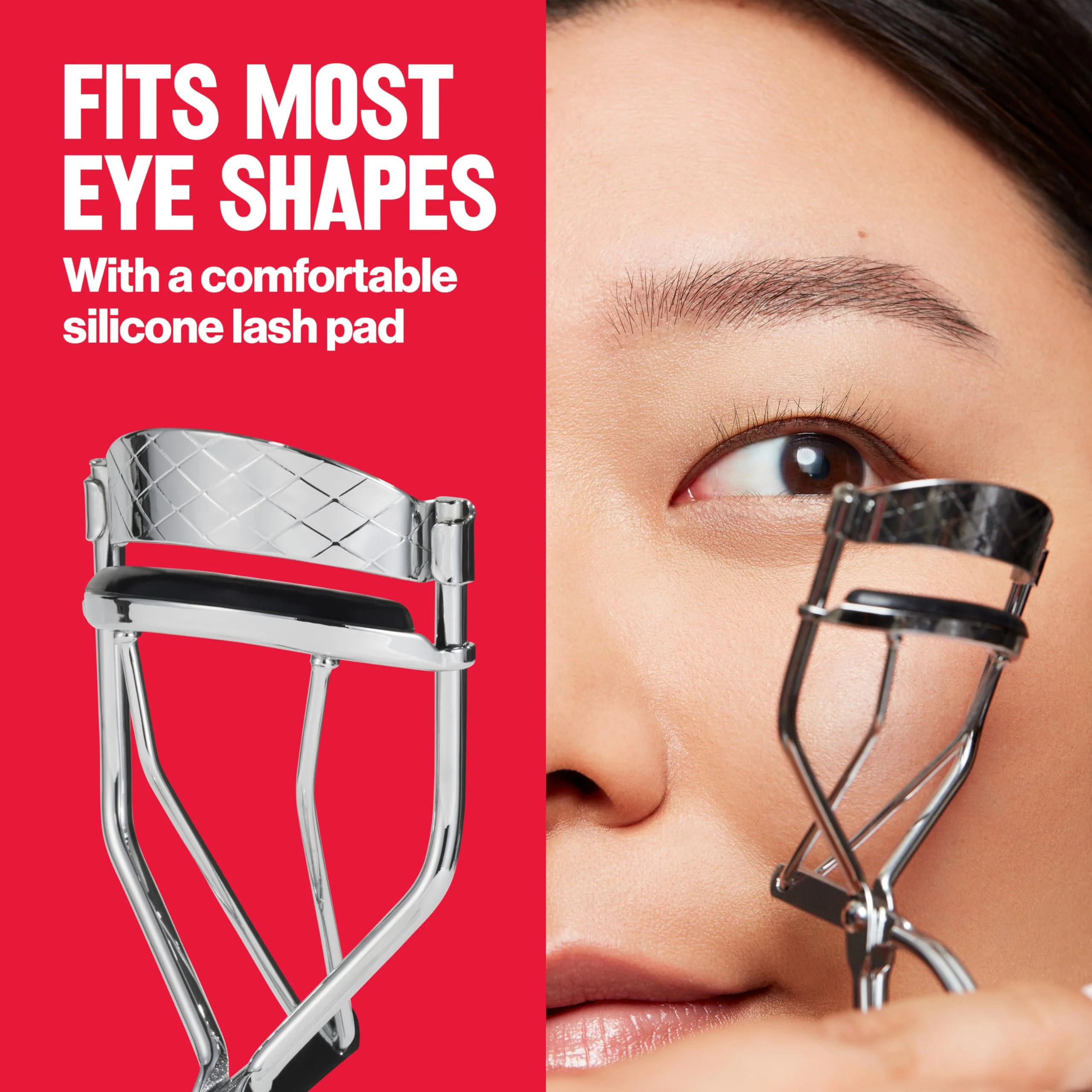 Revlon Natural Curl Lash Curler, Gives a Natural Eyelash Lift, with Finger Grips for a Non Slip Grip, Easy to Use, 1 Count - Image 5