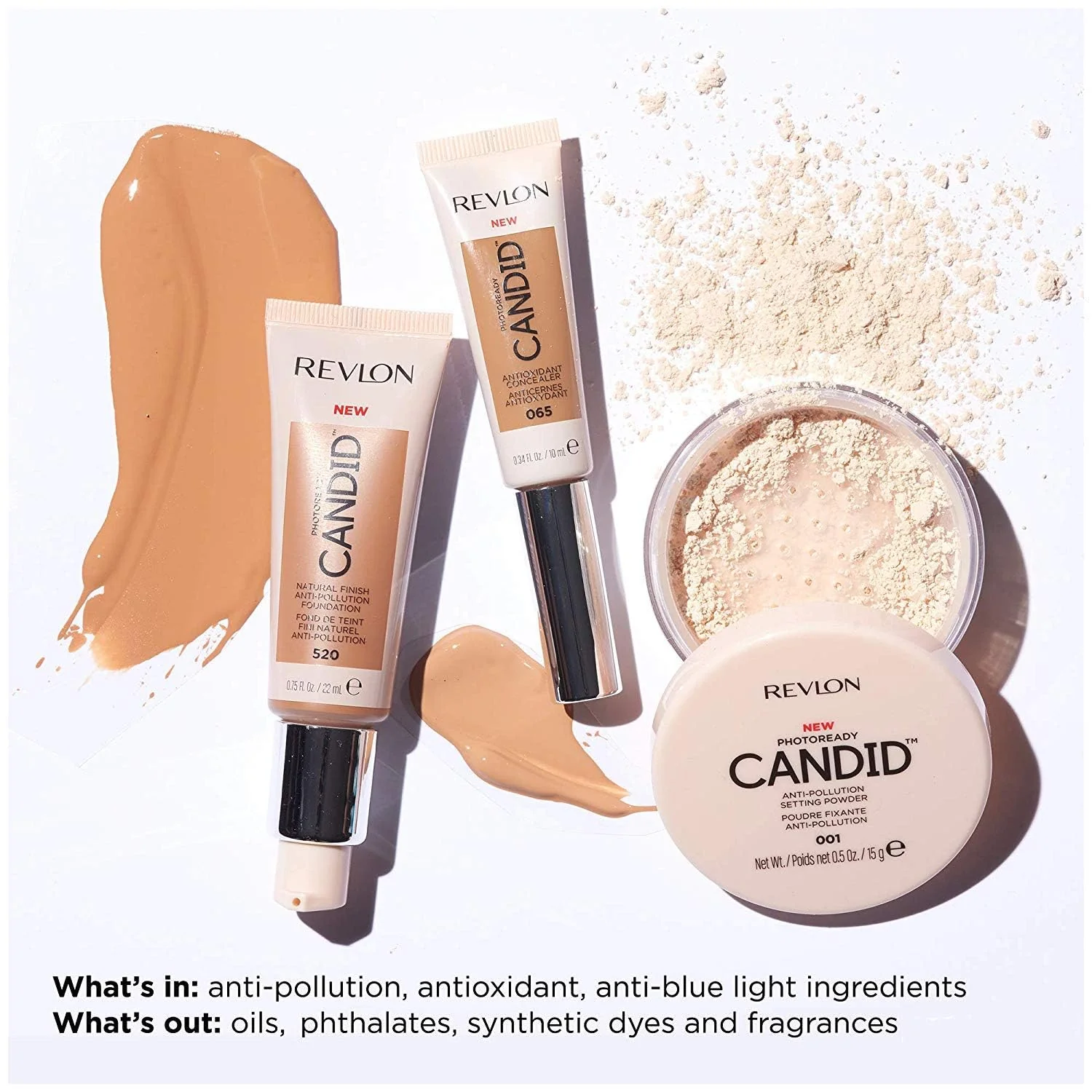 REVLON PhotoReady Candid Natural Finish Foundation with Anti-Pollution 0.75 Fl Oz - Image 53