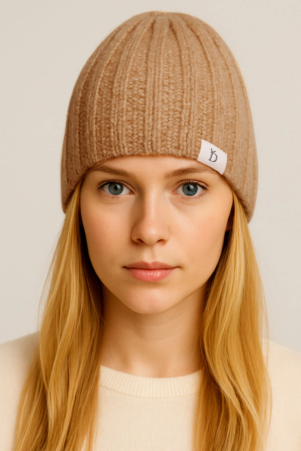 Rib Knitted Beanie - Image 3