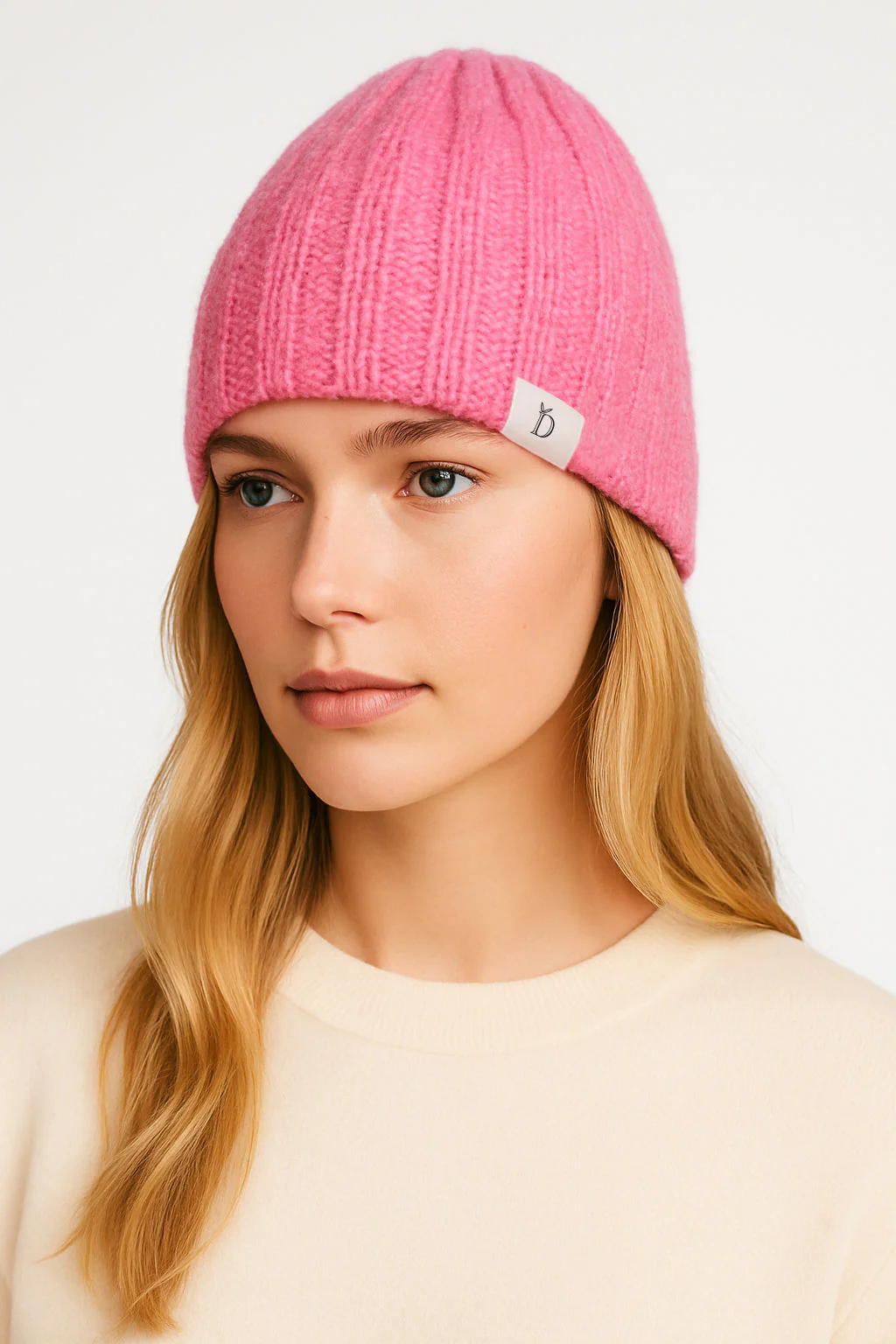 Rib Knitted Beanie - Image 4