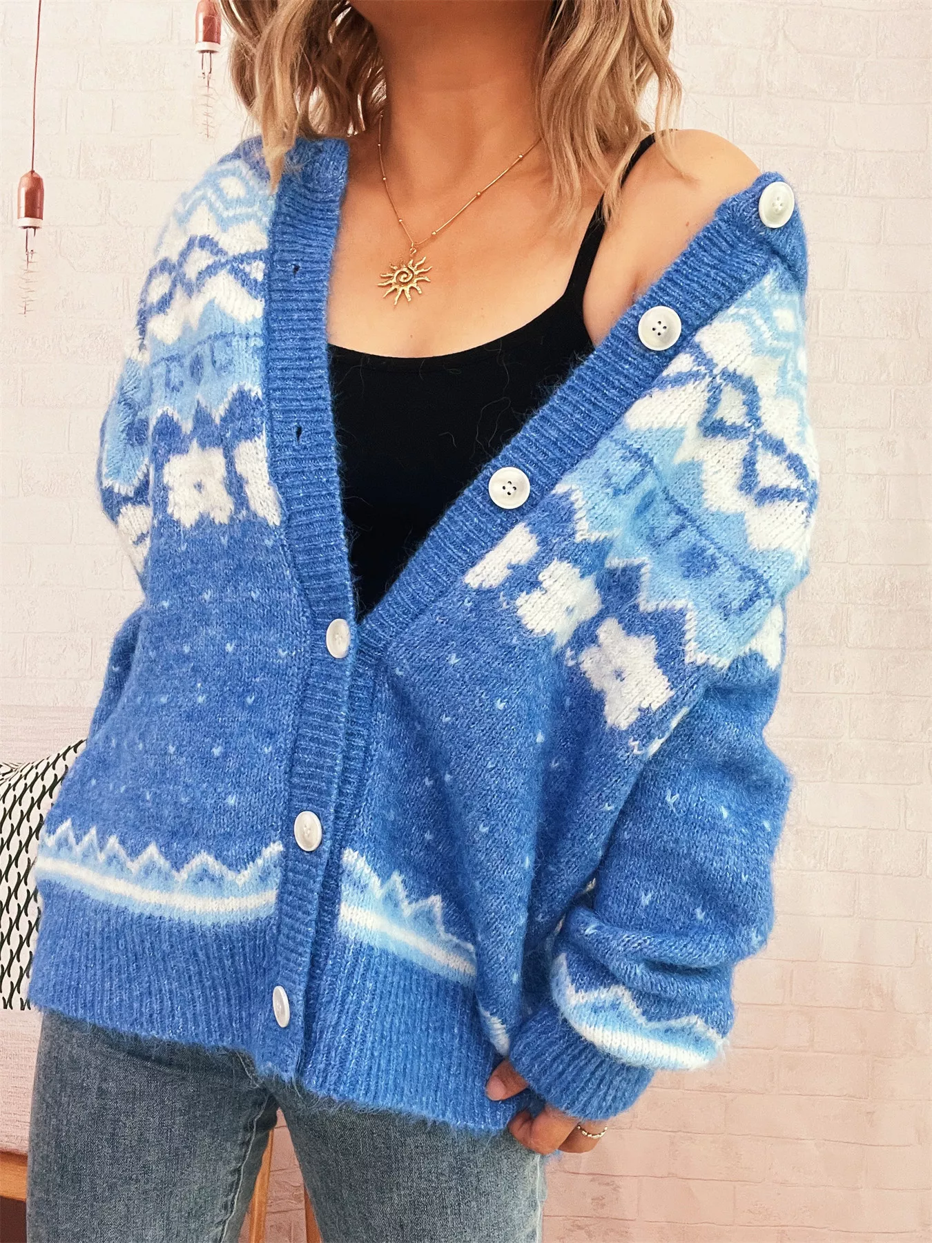 Ribbed Button Down Knit Cardigan - Image 13