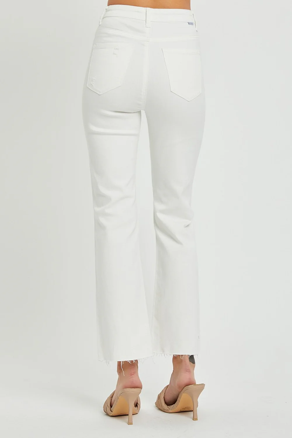 RISEN Full Size High Rise Button Fly Straight Ankle Jeans - Image 2