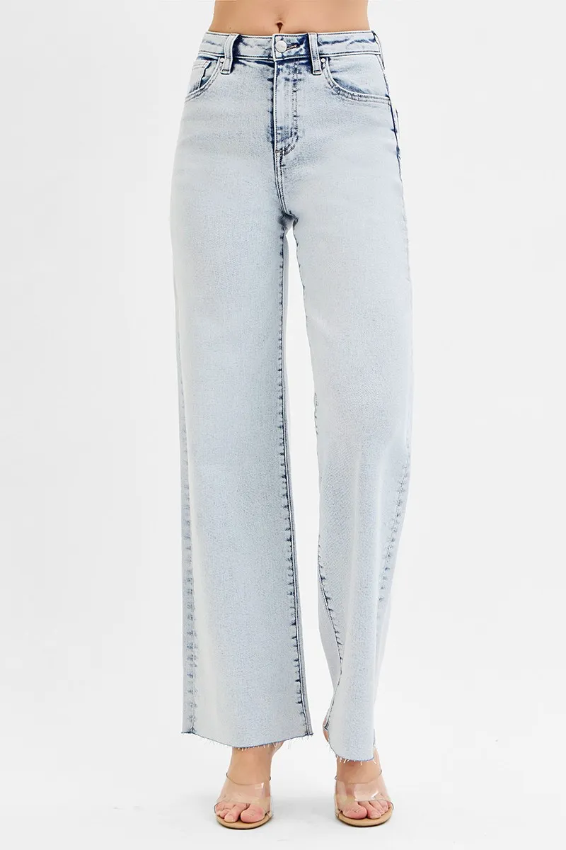 RISEN Full Size High Rise Wide Leg Jeans Plus Size - Image 3